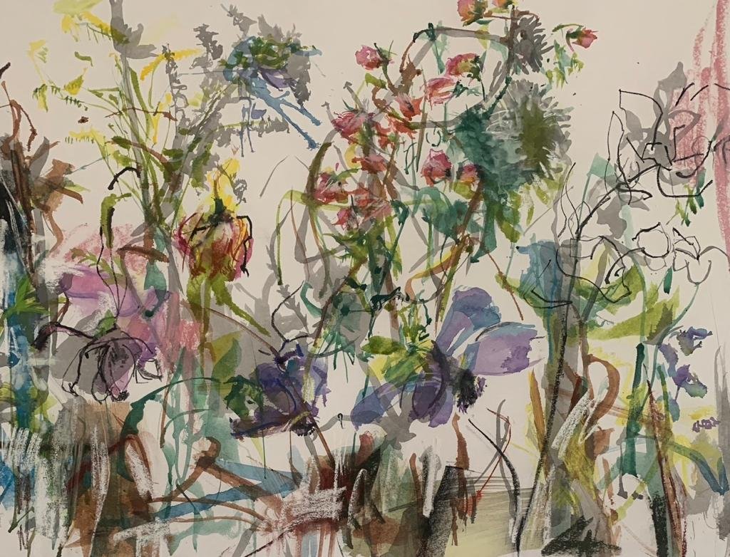 Watercolour on hot pressed 300 gsm paper. 90cm x 70cm