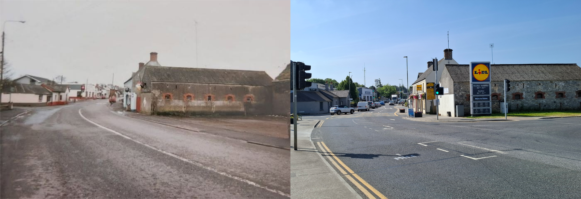 Main St from Church of Ireland. 
Early 1990s. 
Photo by Frank Lyons