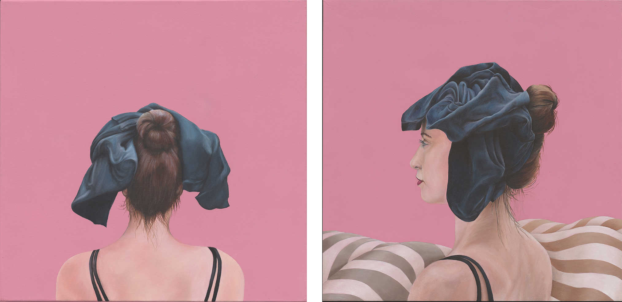 La Dama de Bergamo - Oil & acrylic on canvas - 100 x 50 cm - 2025