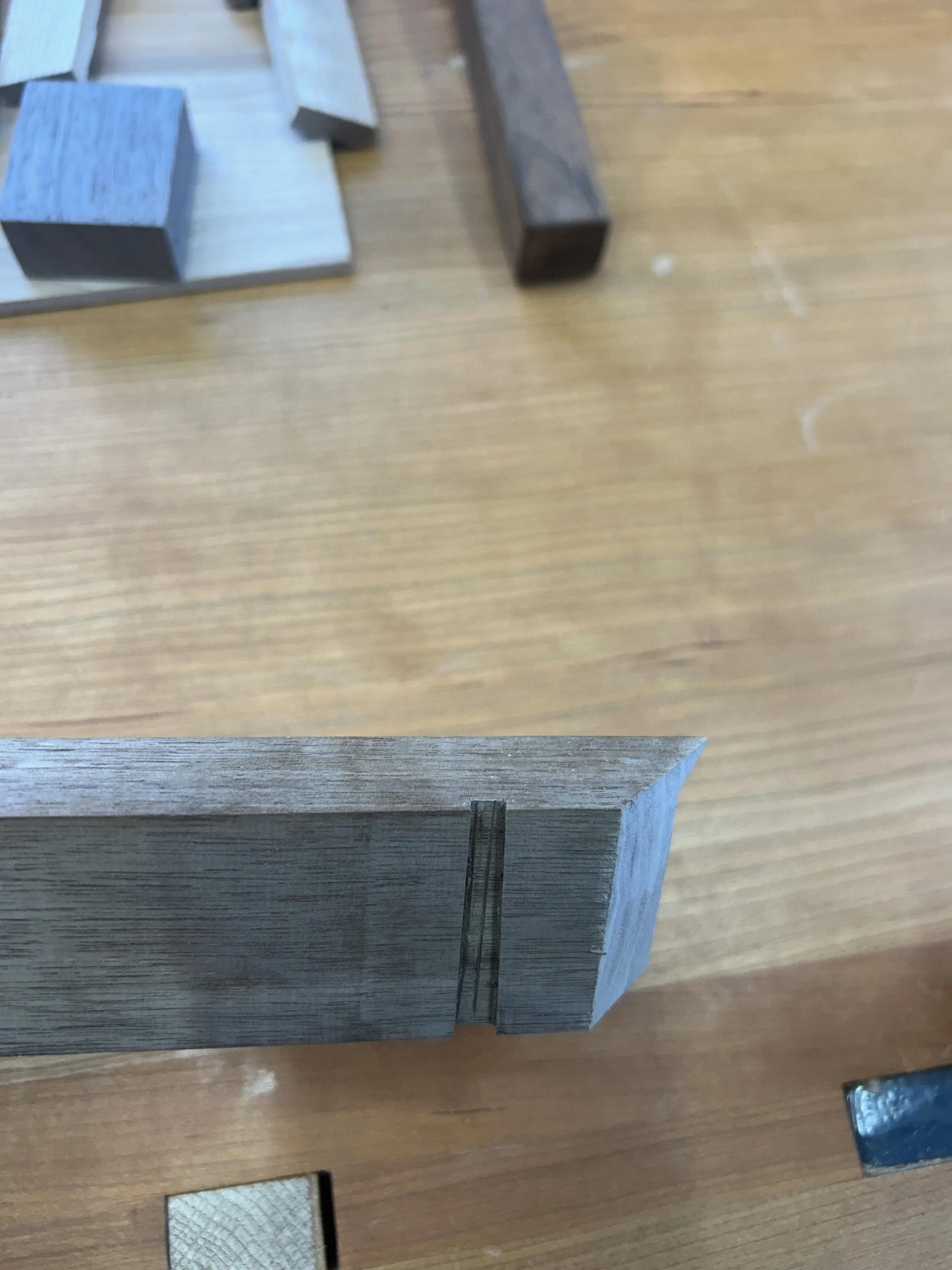 Apron Miter and tapered dovetail