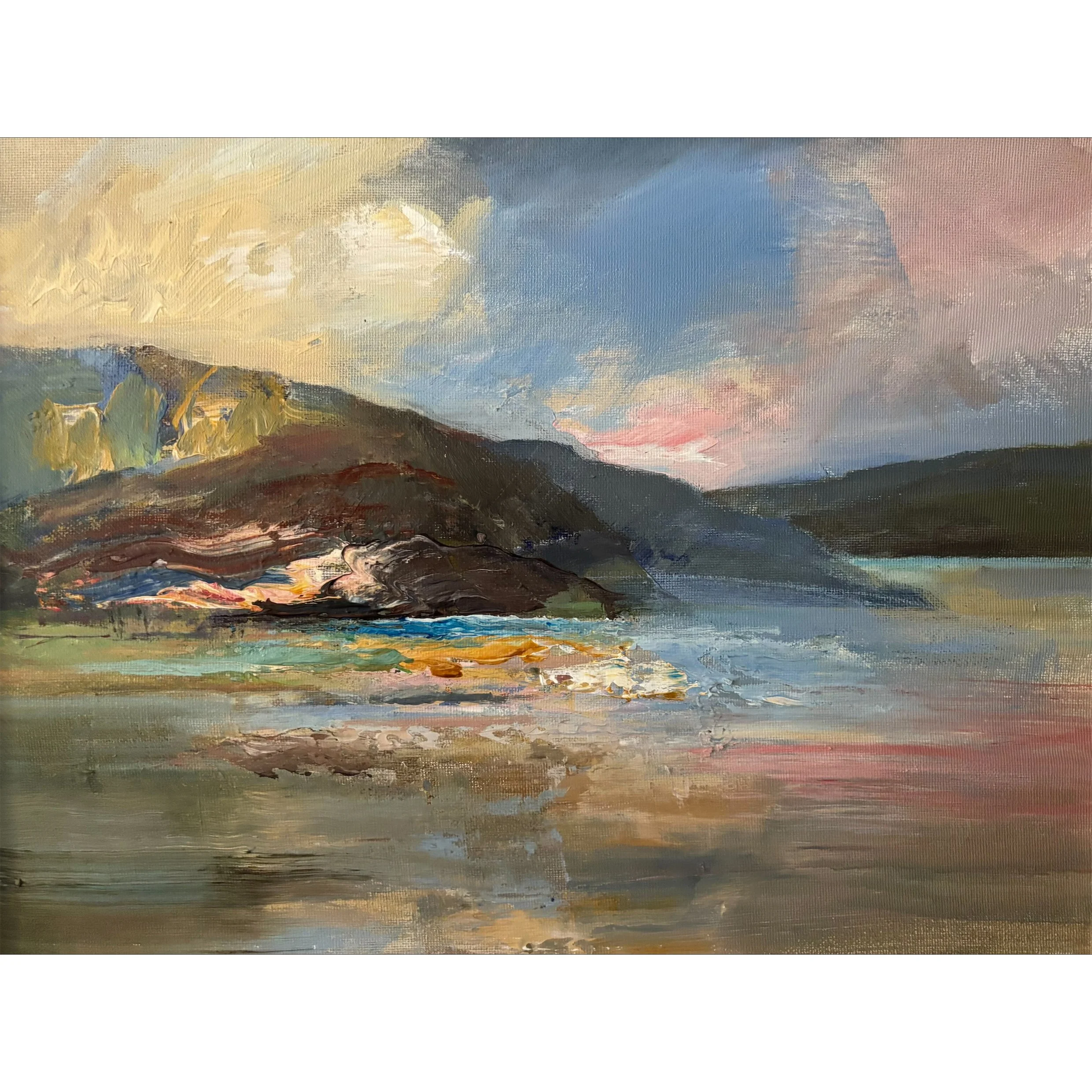 Wetlands on the Dyfi Estuary by Karen Pearce
