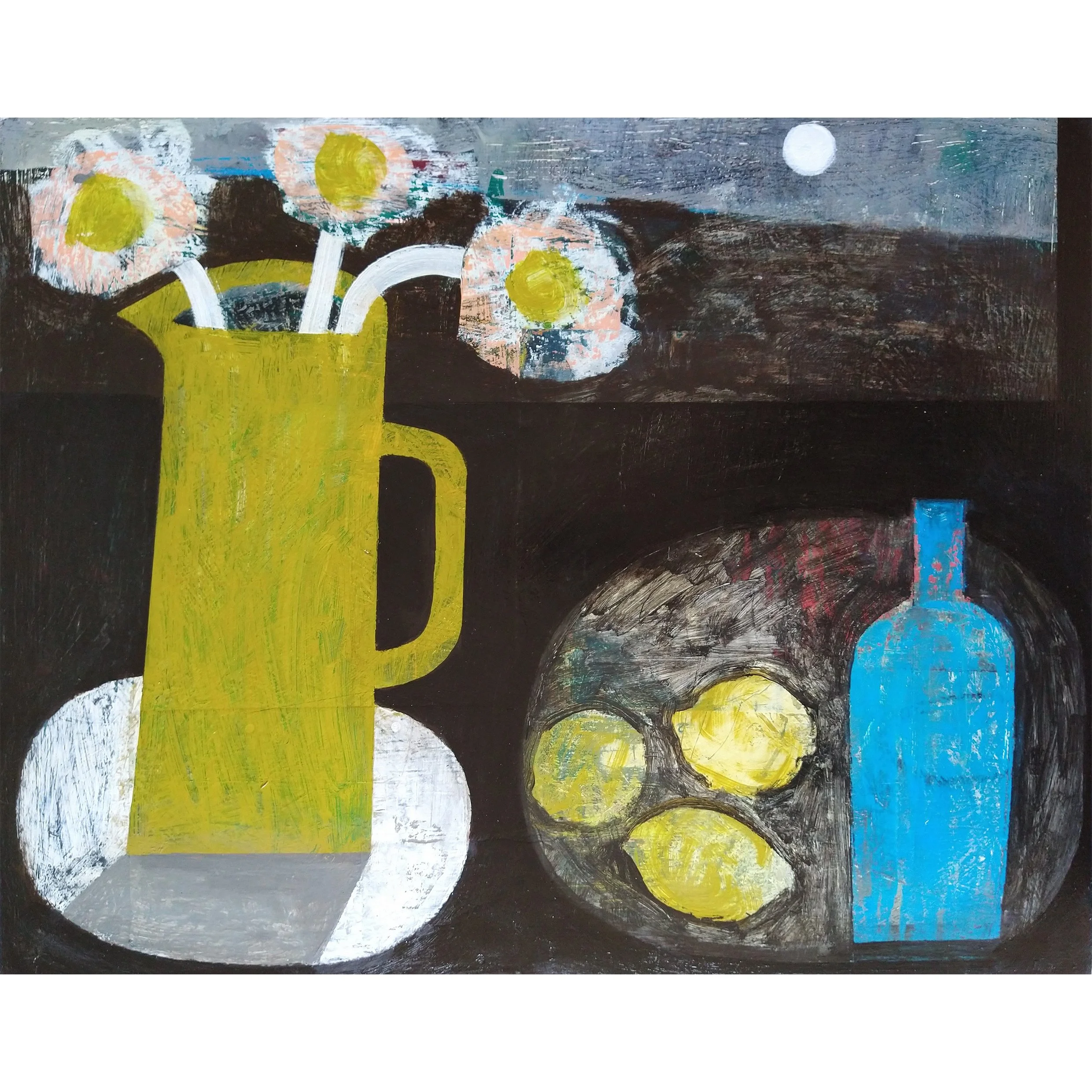 Yellow Jug and the Moon by Jon Dudley