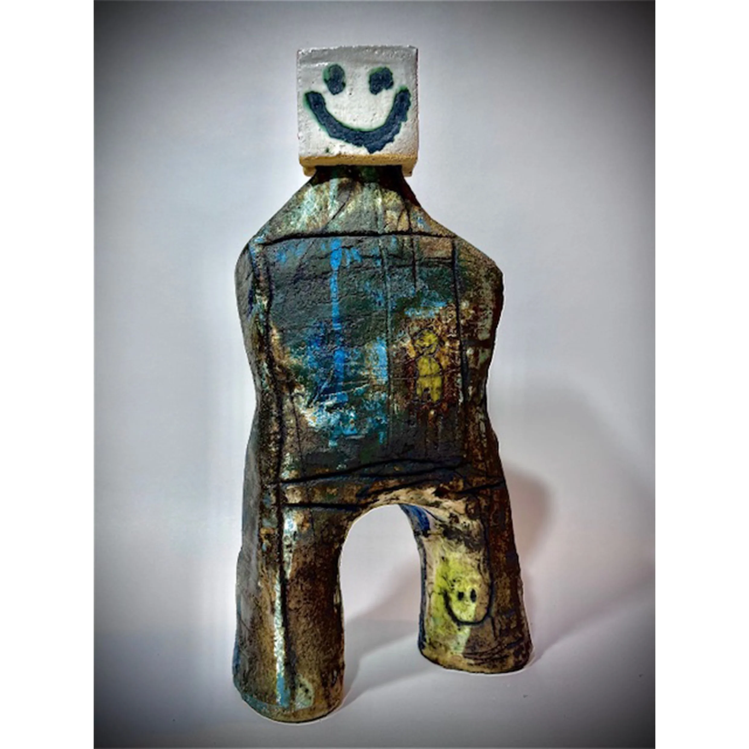 Medium Square Smiley by Nic Stace