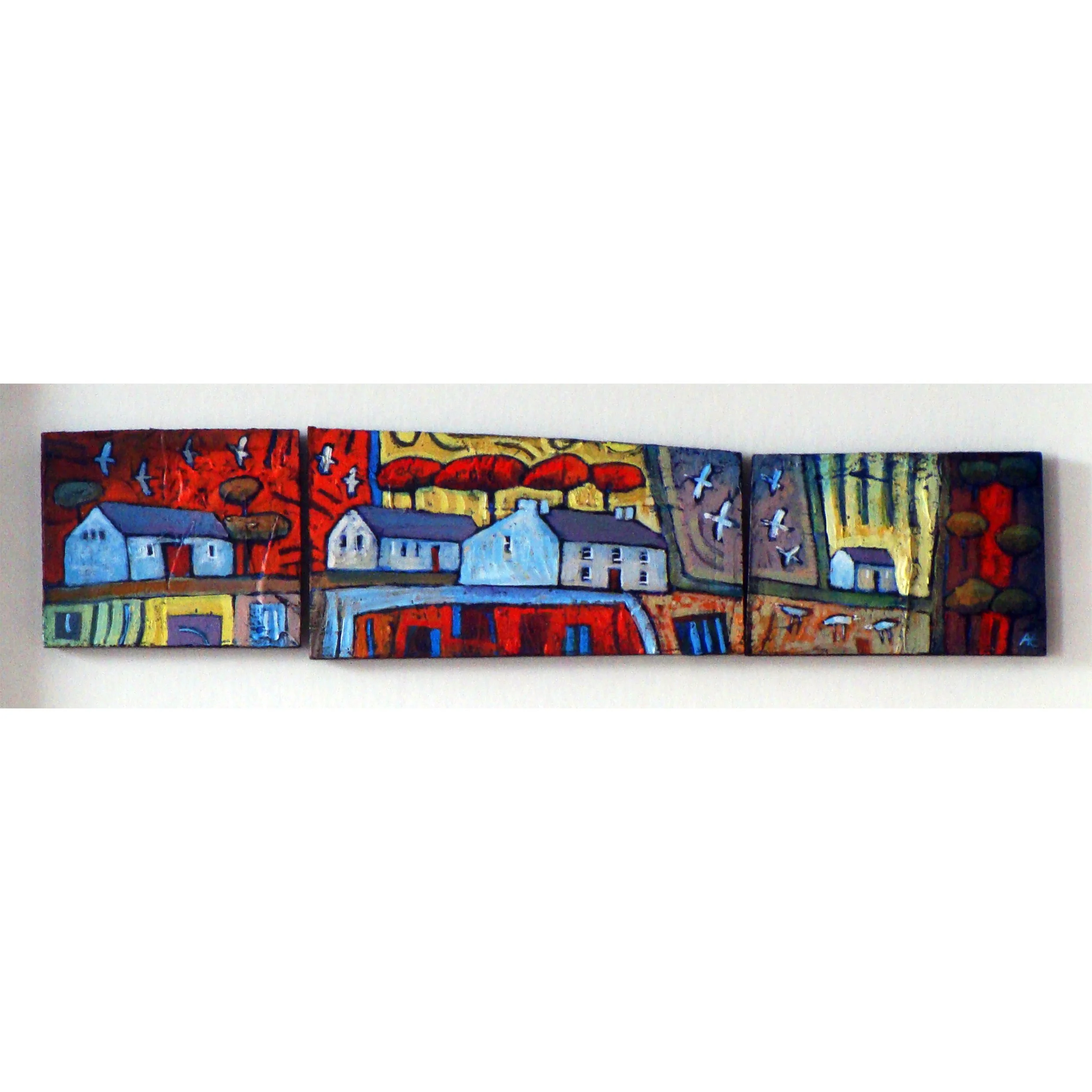 Cae Coch (Red Field) by Anthony Evans