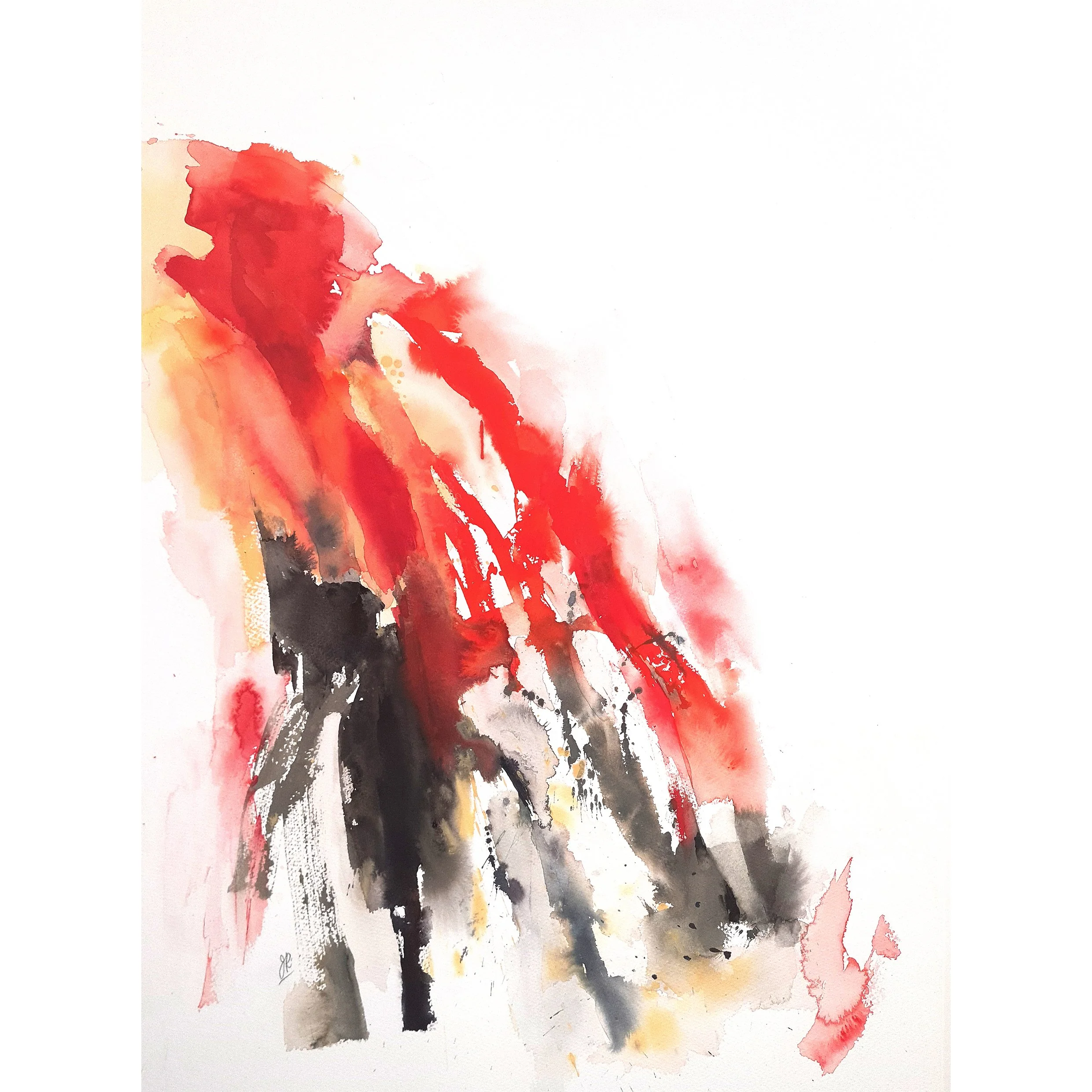 Waterfall on Fire by Jenny Ryrie
