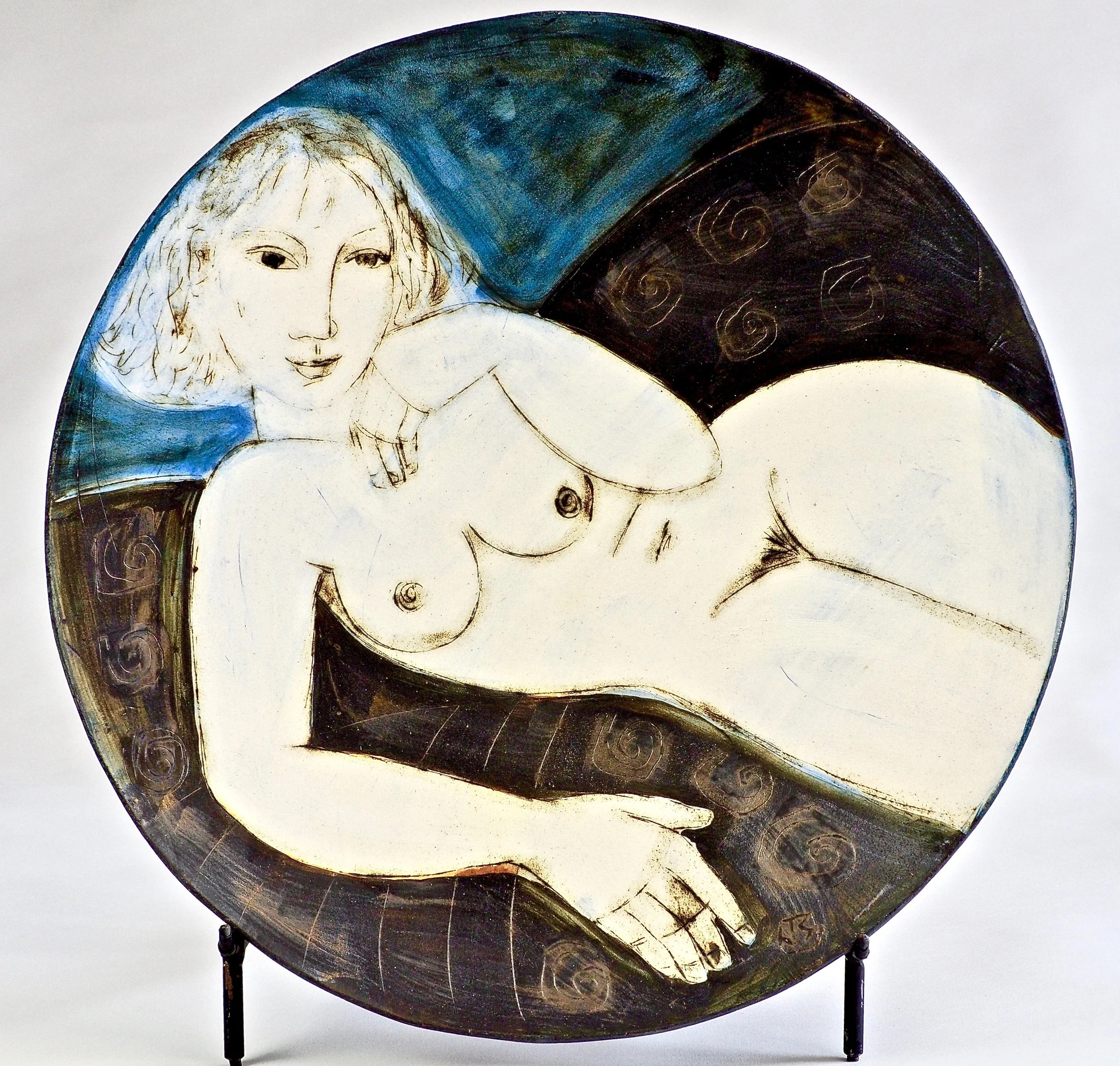 Pale Woman on Copper by Jane Seymour