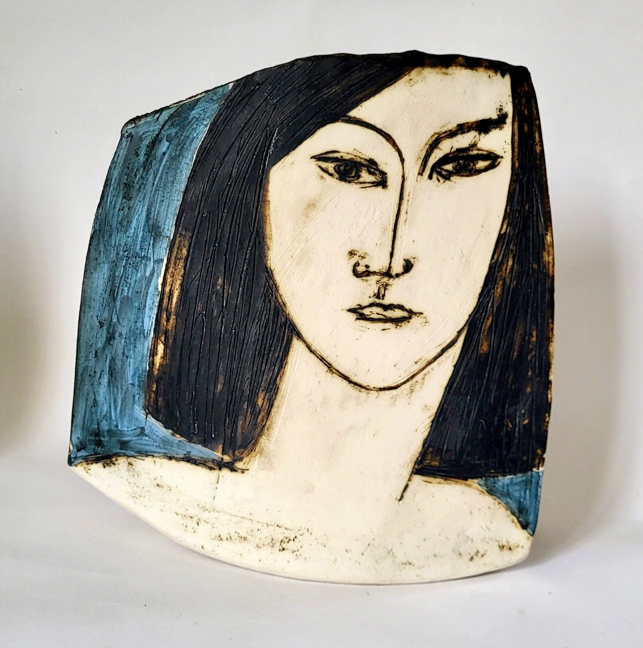 Head on Blue by Jane Seymour