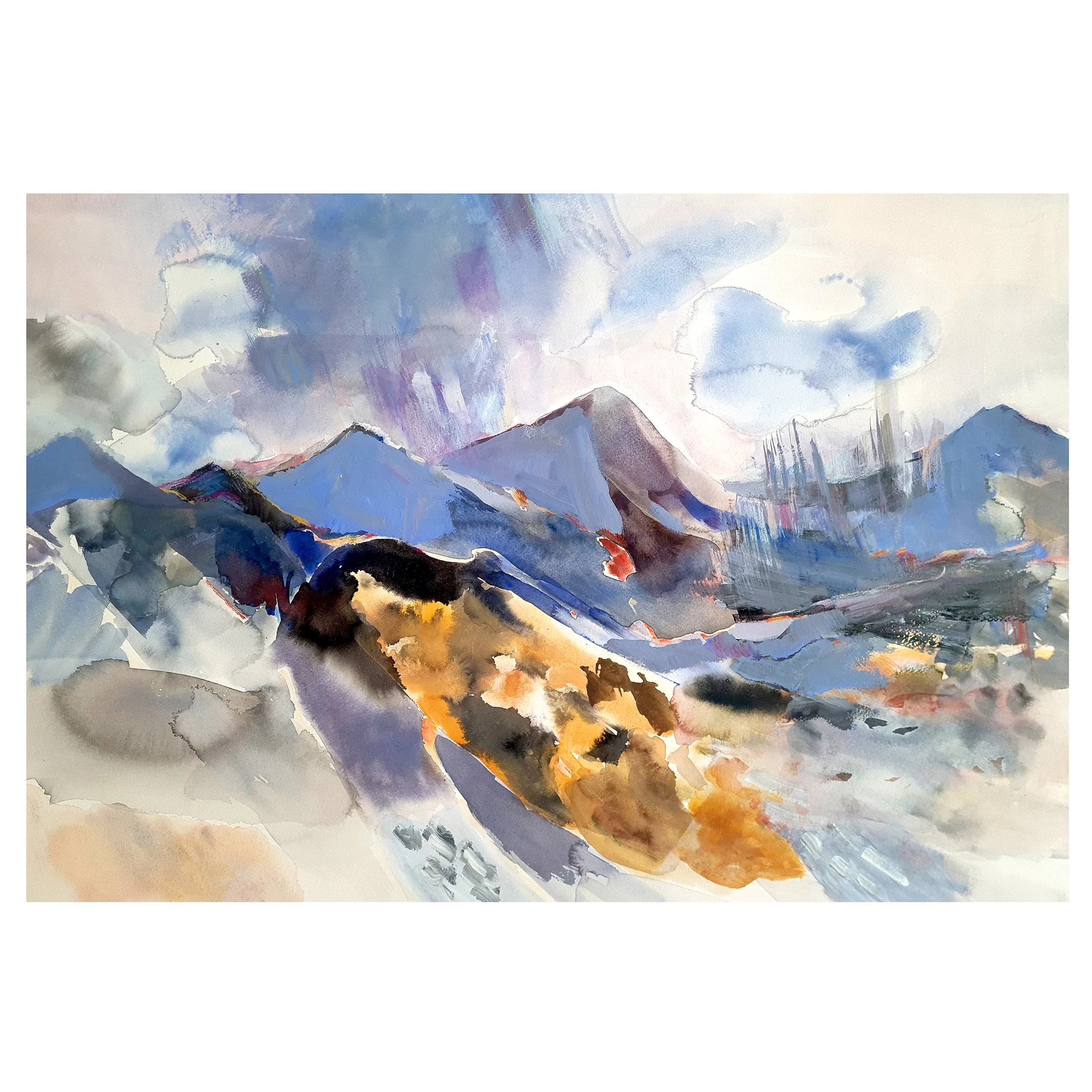 Gorse, Slate, Rain by Jenny Ryrie