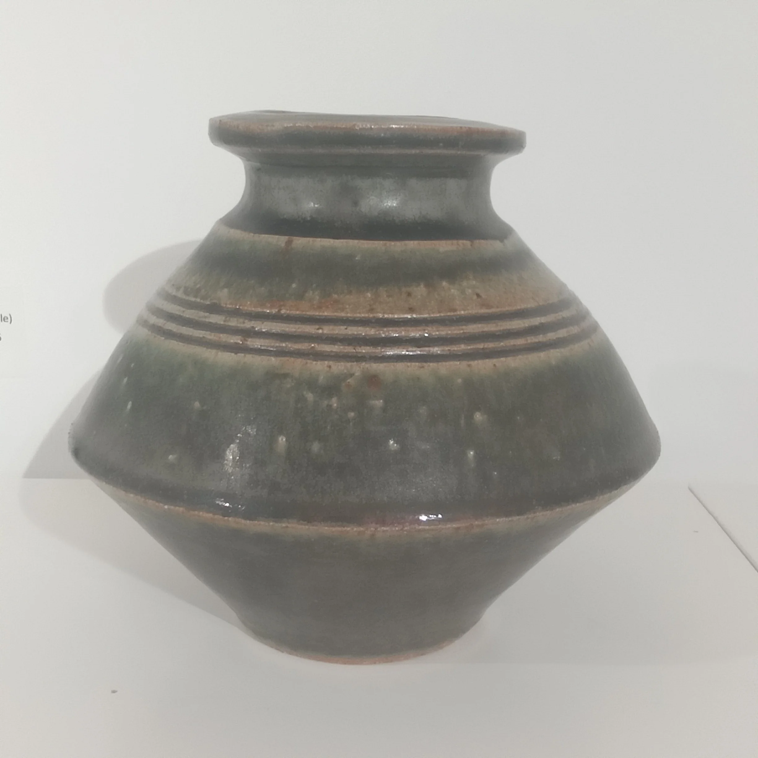 Angular Vessel with Rim by Paul Vining