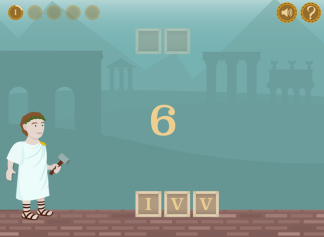 Interactive Roman Numerals Activity for Lower Key Stage 2