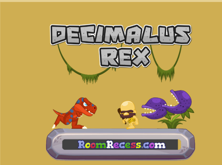 Decimalus Rex - build confidence reading, adding, & comparing decimals, decimal place value, whilst you work your way through an adventure game.