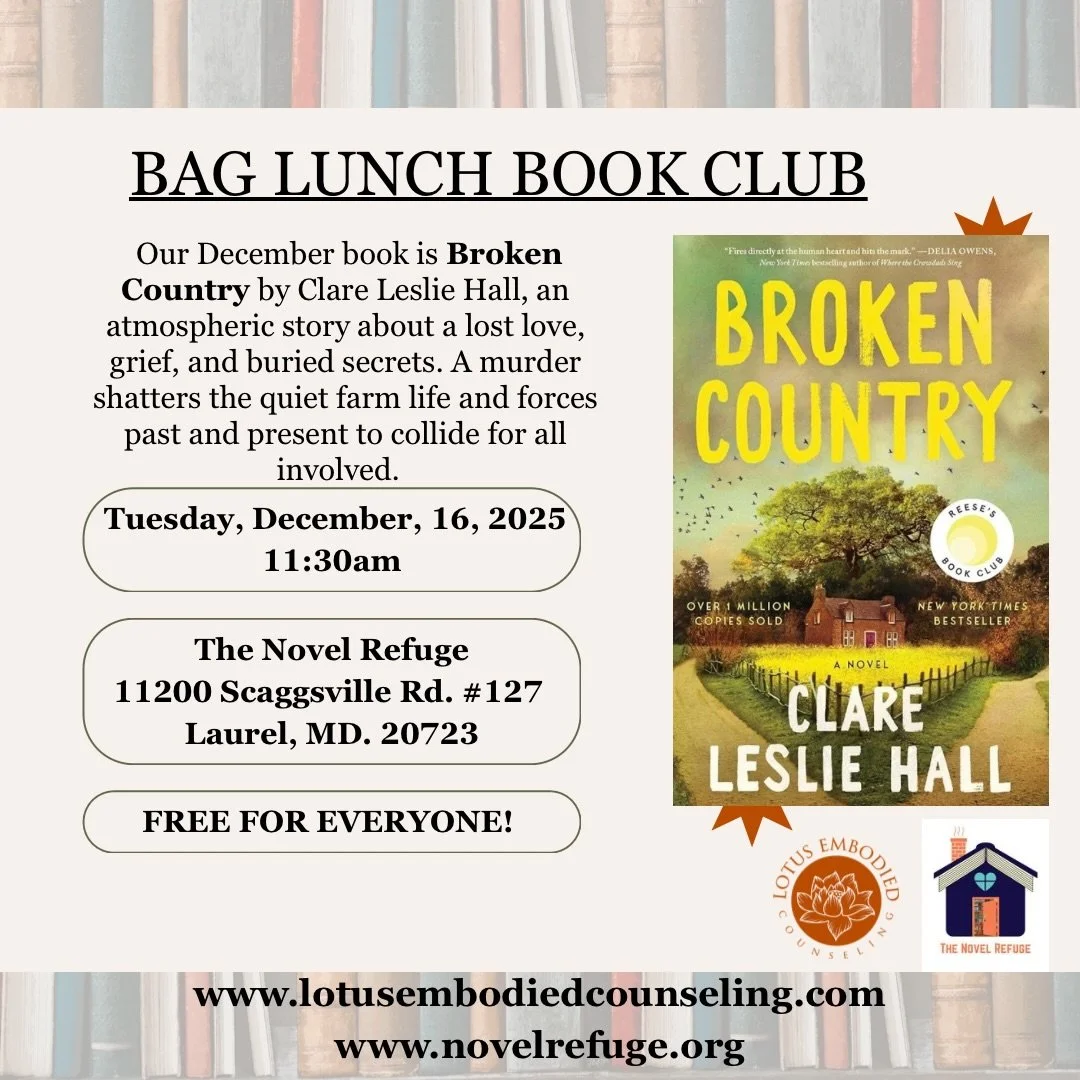 A new month means a new book! We&rsquo;ll be gathering on Dec. 16th to discuss Broken Country by Clare Leslie Hall, a love story riddled with grief, impossible decisions, and many unexpected twists. All are welcome to attend bookclub; we&rsquo;d love
