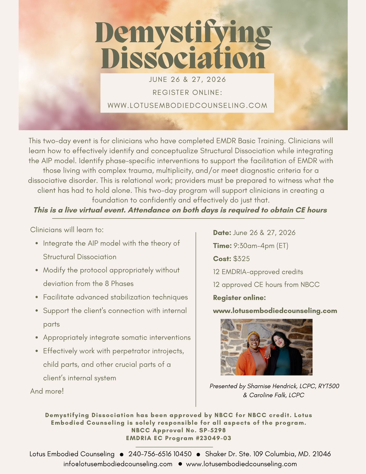 Demystifying Dissociation 
