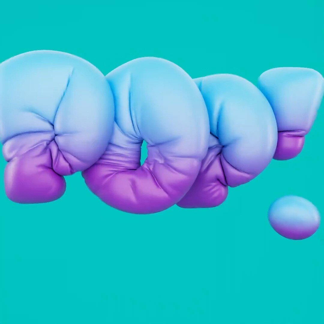 POP! I had a blast implementing @eyedesyn 's latest tutorial on inflating #balloons with #c4d fields! The possibilities are endless! 

#motiondesign #3d #freelance