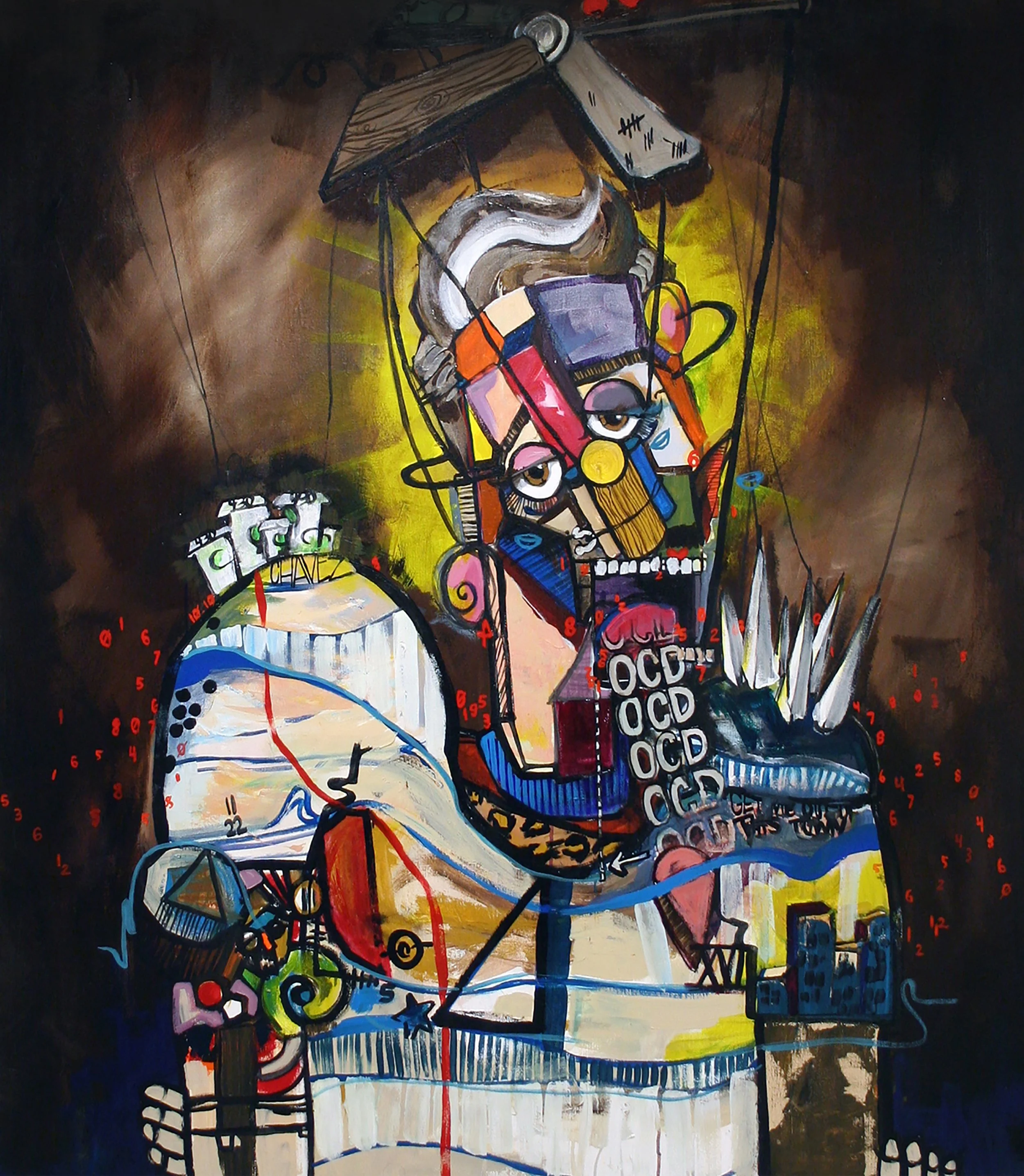 Self-Portrait , 2010
Acrylic on canvas
48 x 36 inches
New York, New York