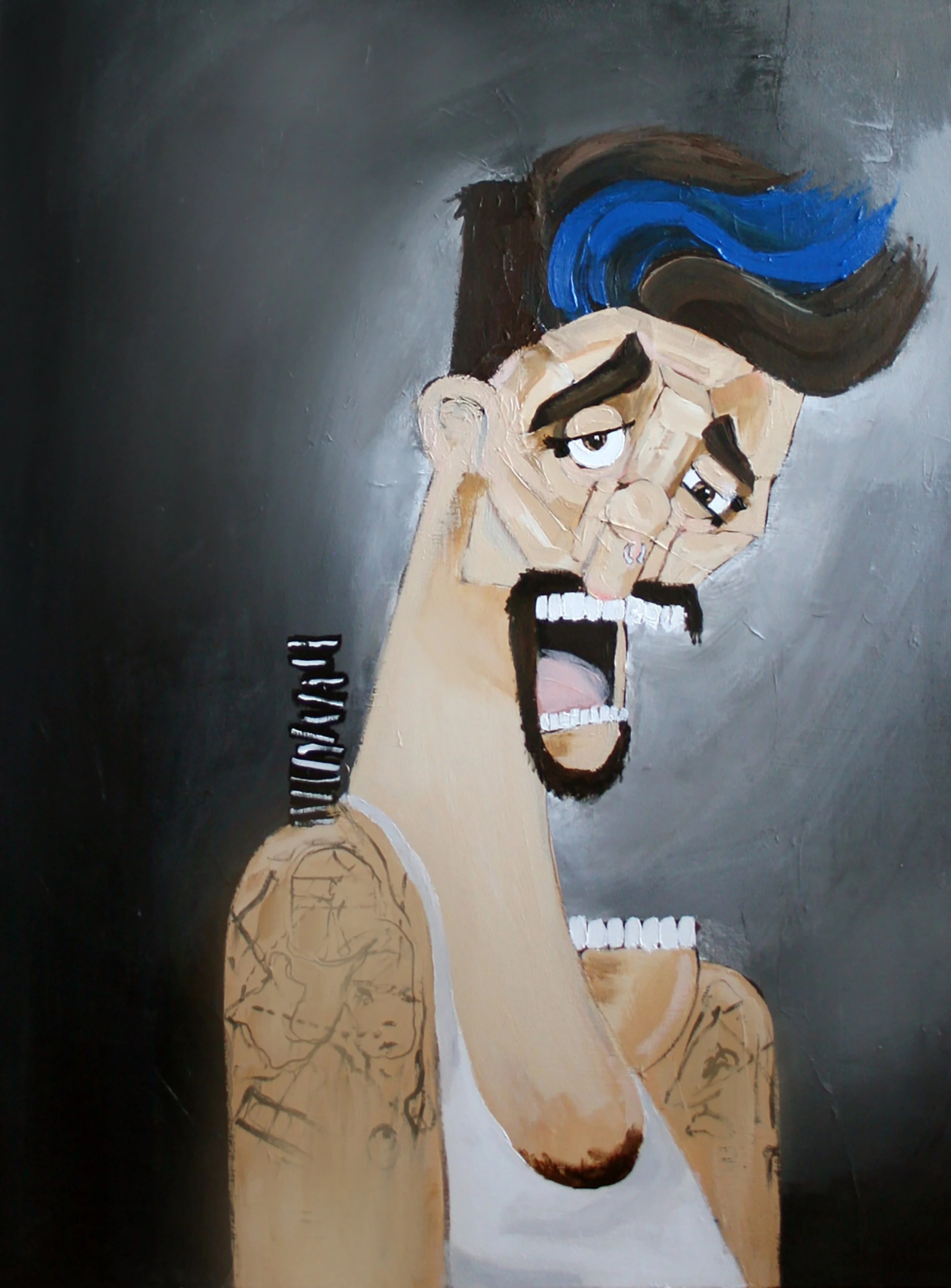 Cookie Monster , 2012
Acrylic on canvas
48x 36 inches
New York,New York