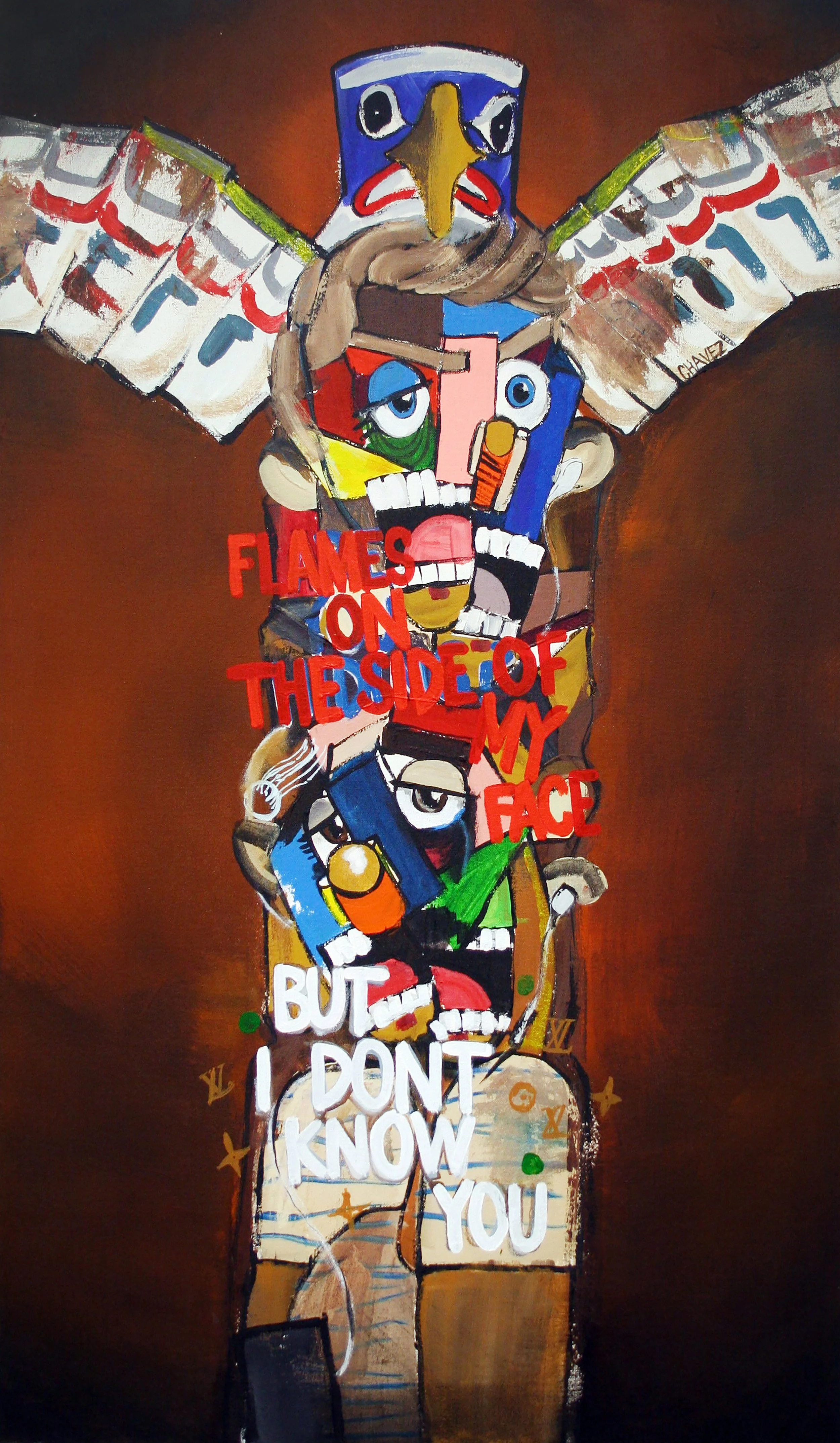 Jimmy & Dre , 2011
Family Tree Series
Acrylic on canvas
41 x 24 inches
New York, New York
