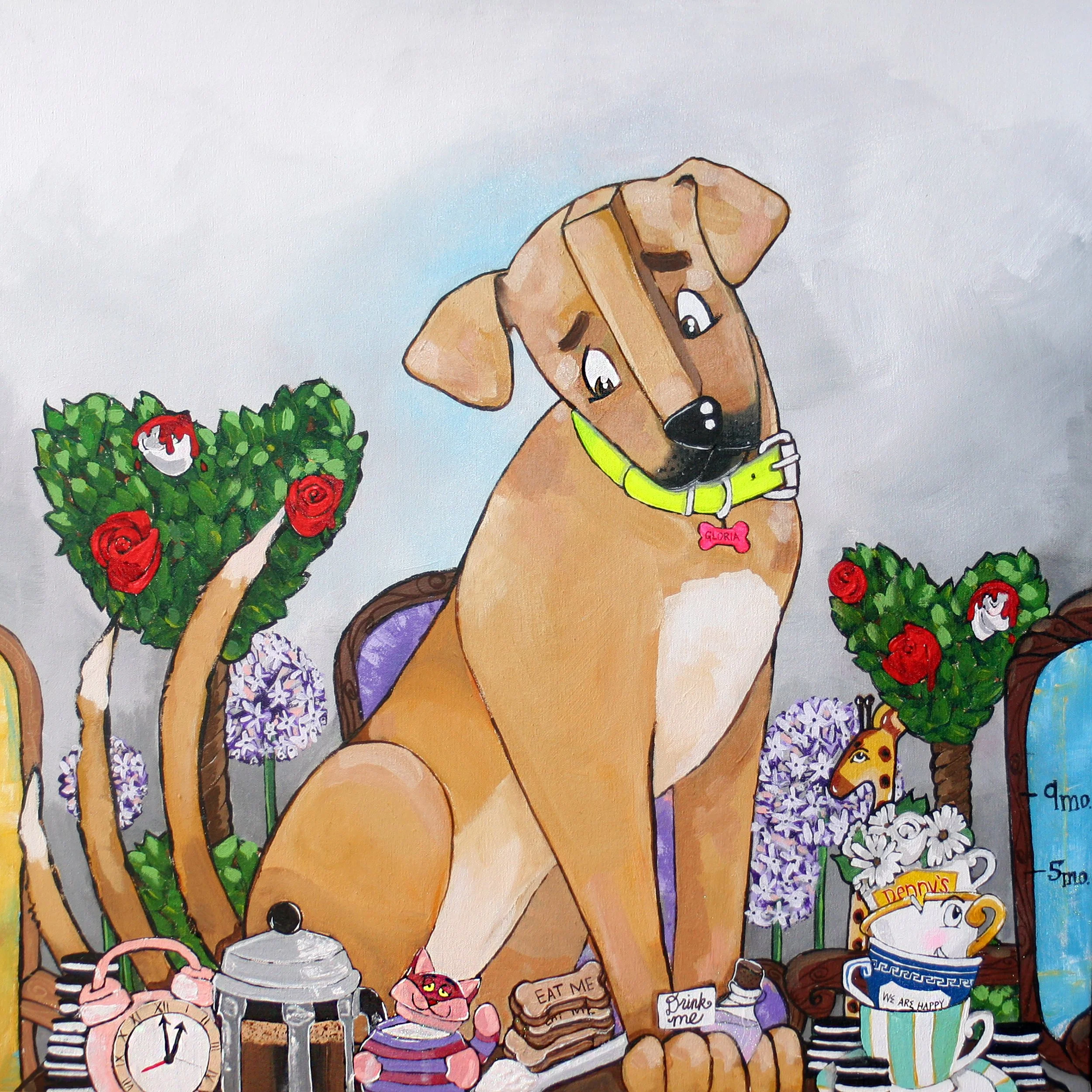 Gloria in Wonderland , 2019
Acrylic on canvas
30 x 30 inches
New York, New York