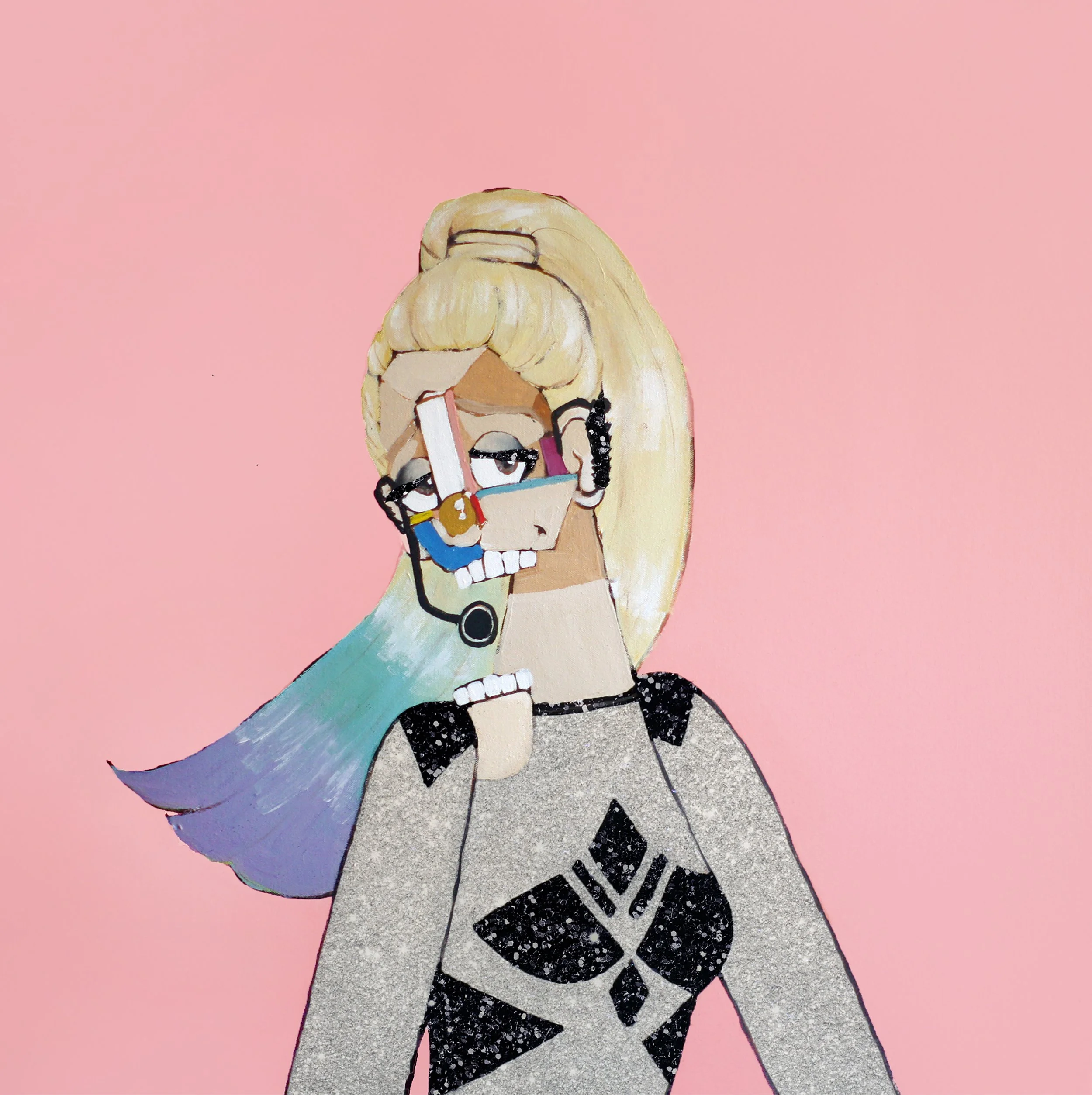 Britney Spears , 2016
Acrylic on canvas
30 x 30 inches
New York, New York