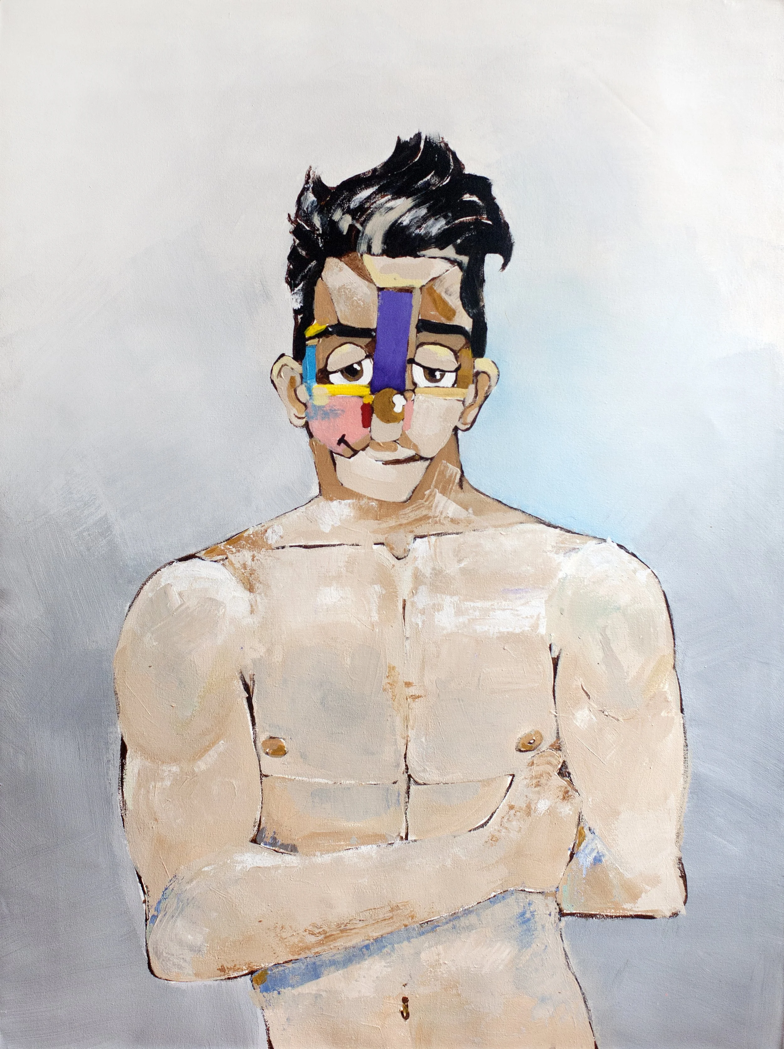 Marlon , 2015
Luke Austin’s Double Vision: Book Launch + Gallery
Acrylic on canvas
40 x 30 inches
New York, New York