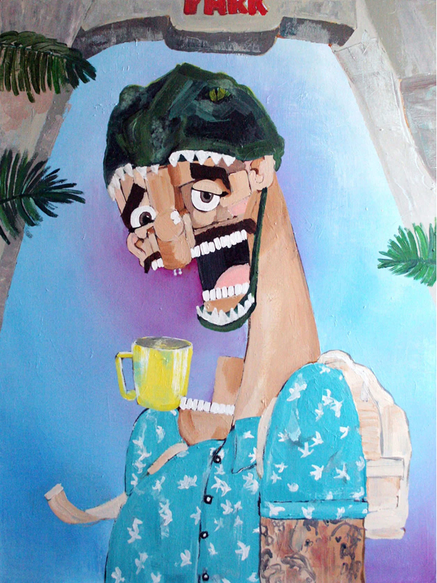 Matheosaurus , 2013
Acrylic on canvas
40 x 30 inches
New York, New York
