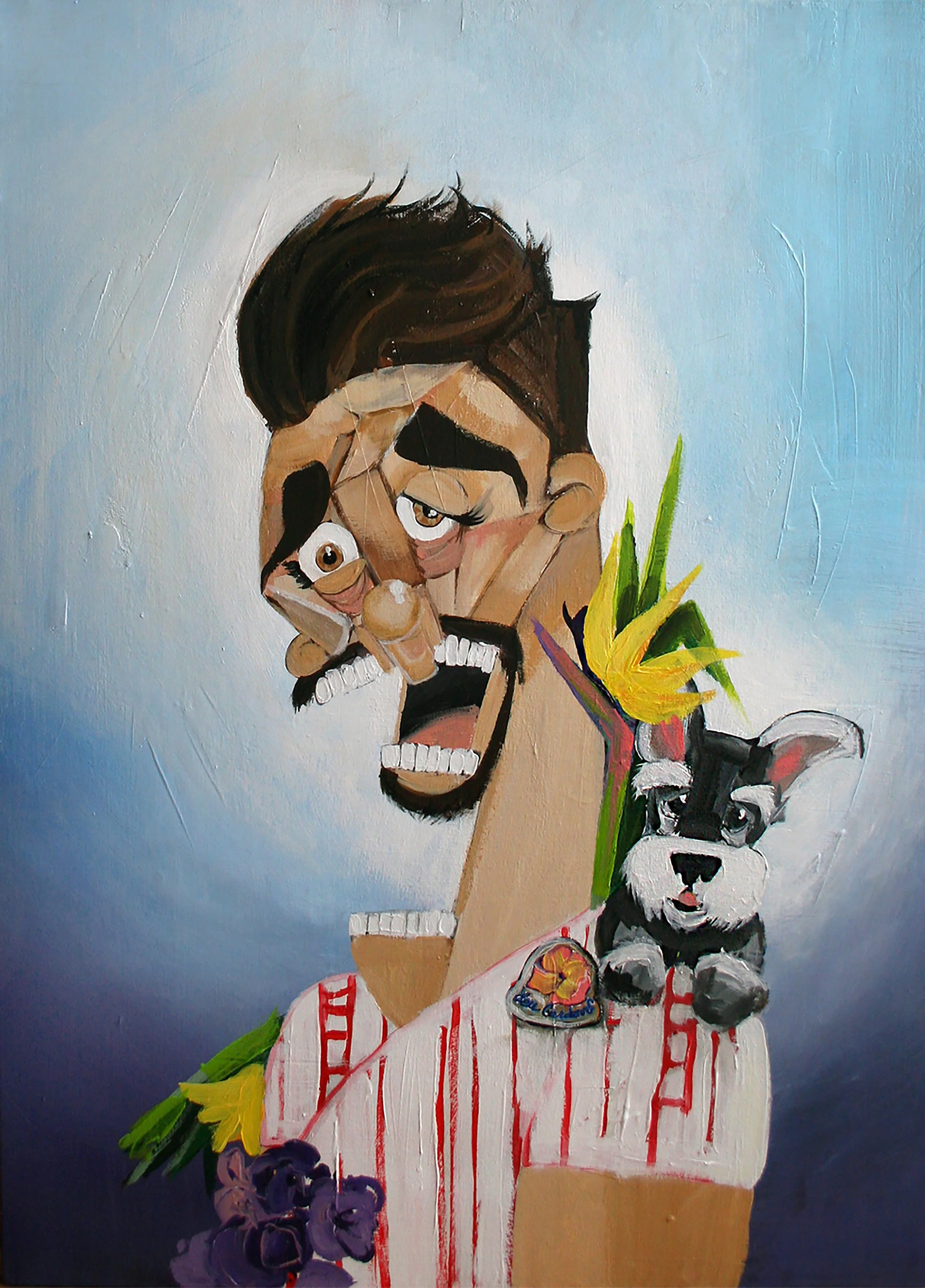 Julio & Ash , 2012
Acrylic on canvas
41 x 30 inches
New York, New York