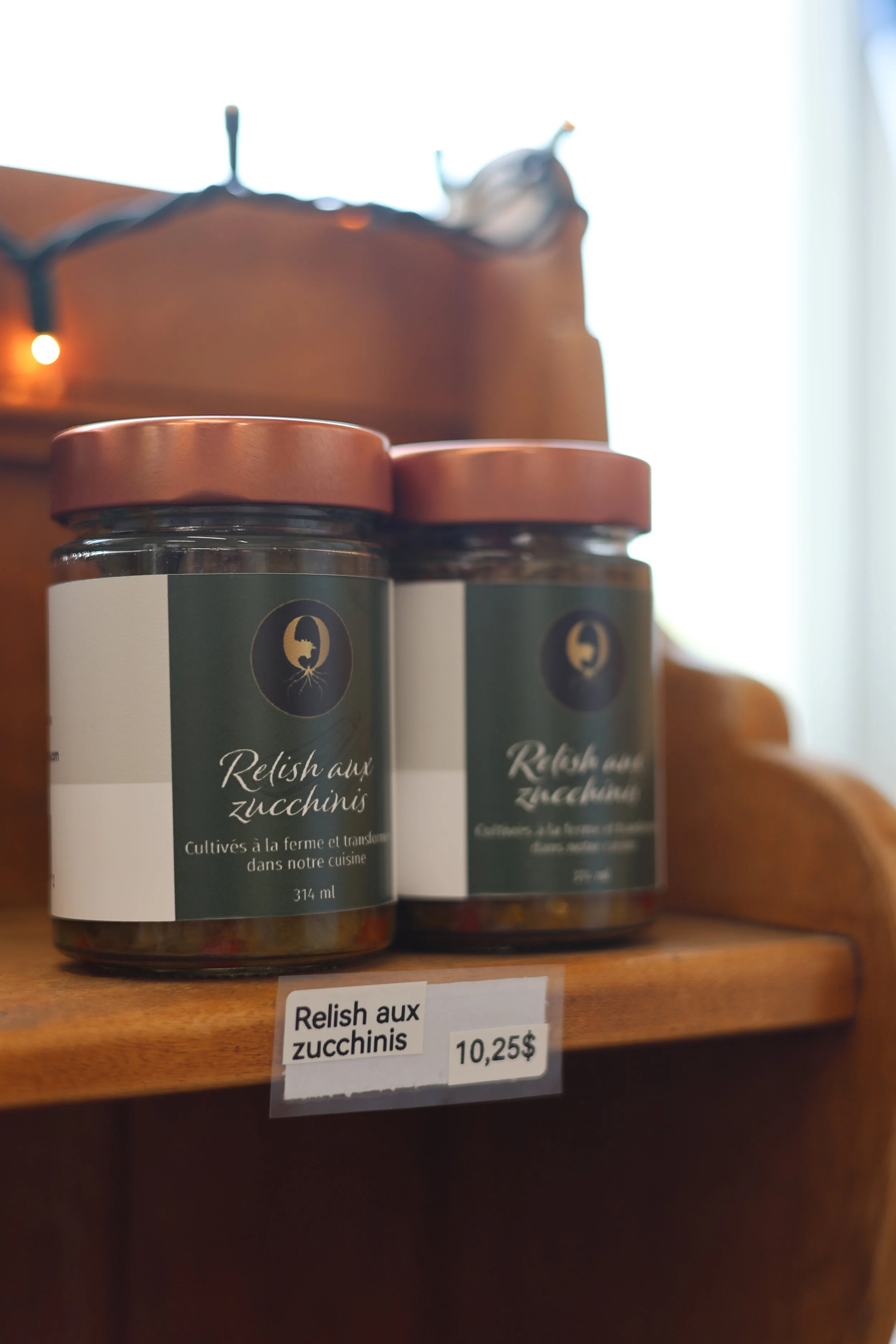 Relish aux zucchinis