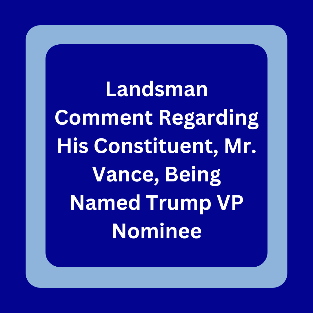 Releases — Landsman for Congress