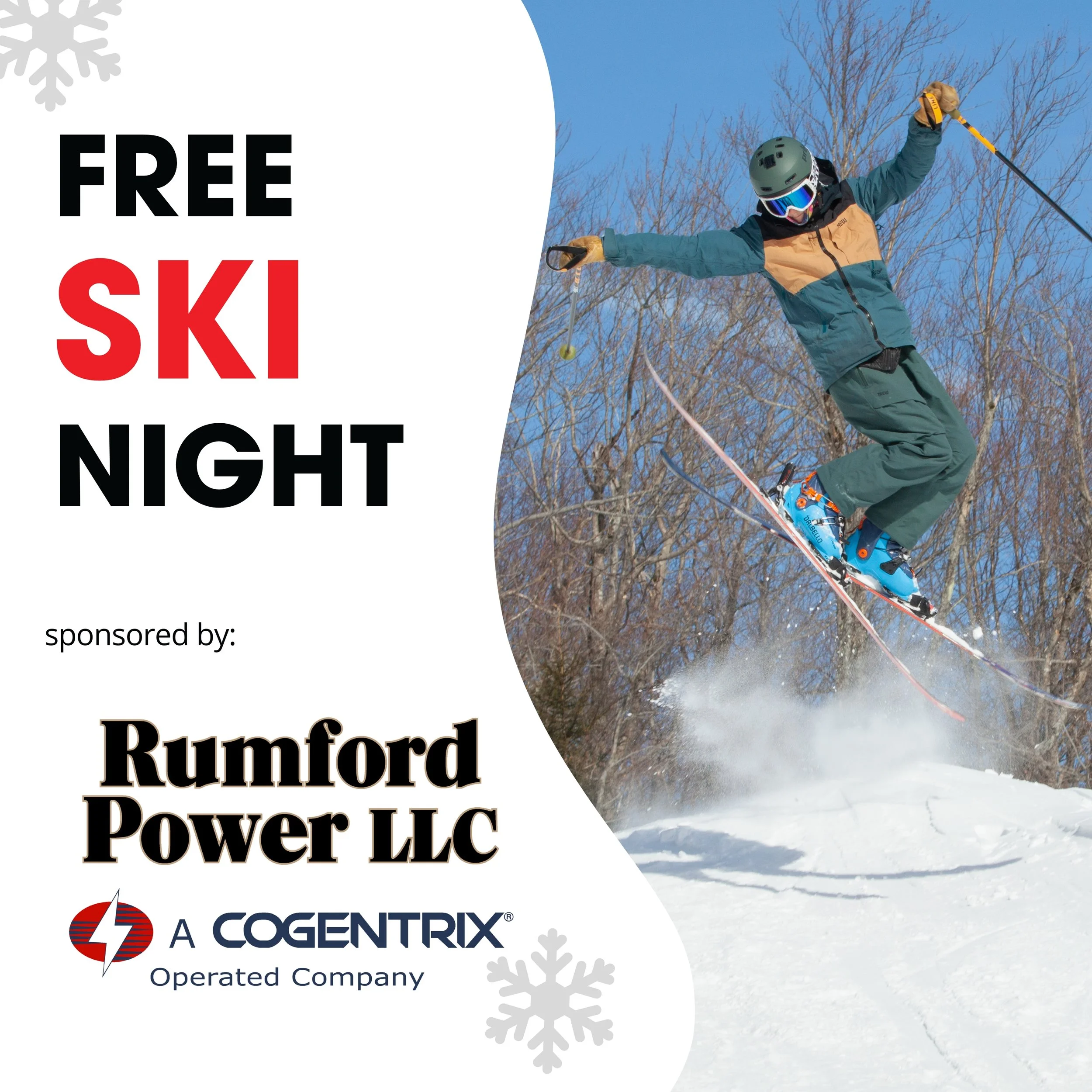 Free Ski Night with Rumford Power LLC