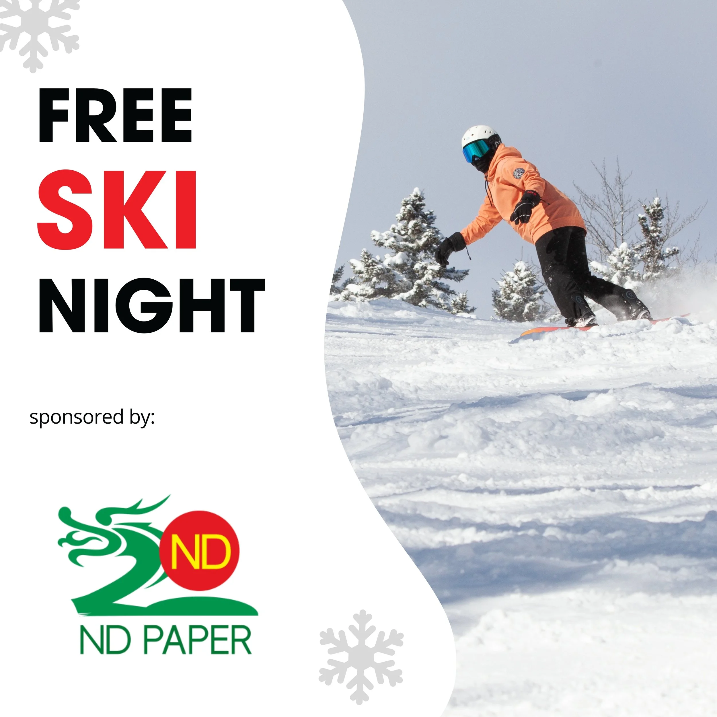 Free Ski Night with ND Paper