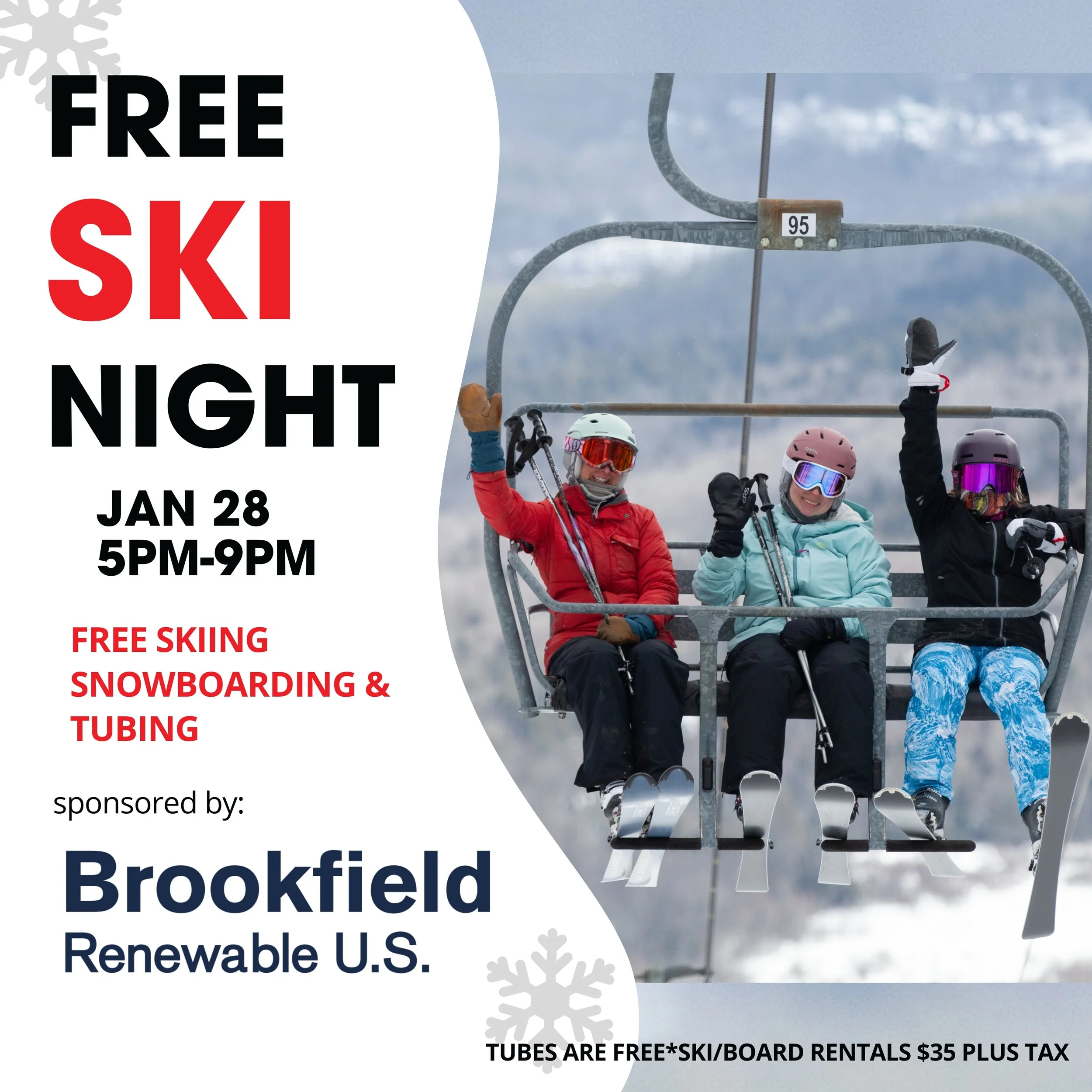 Free Ski Night with Brookfield Renewable