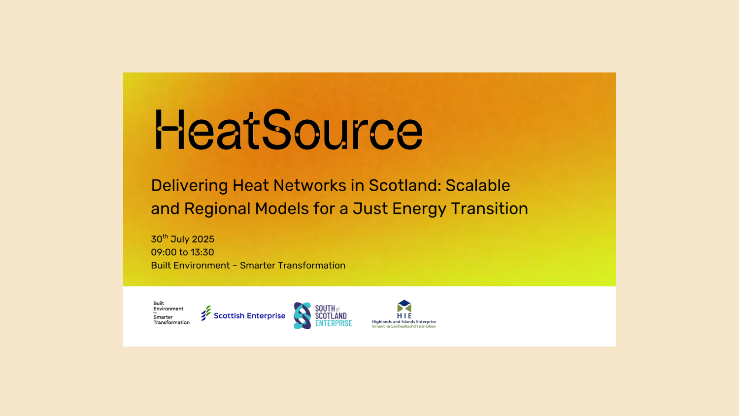 Delivering Heat Networks in Scotland: Scalable and Regional Models for a Just Energy Transition