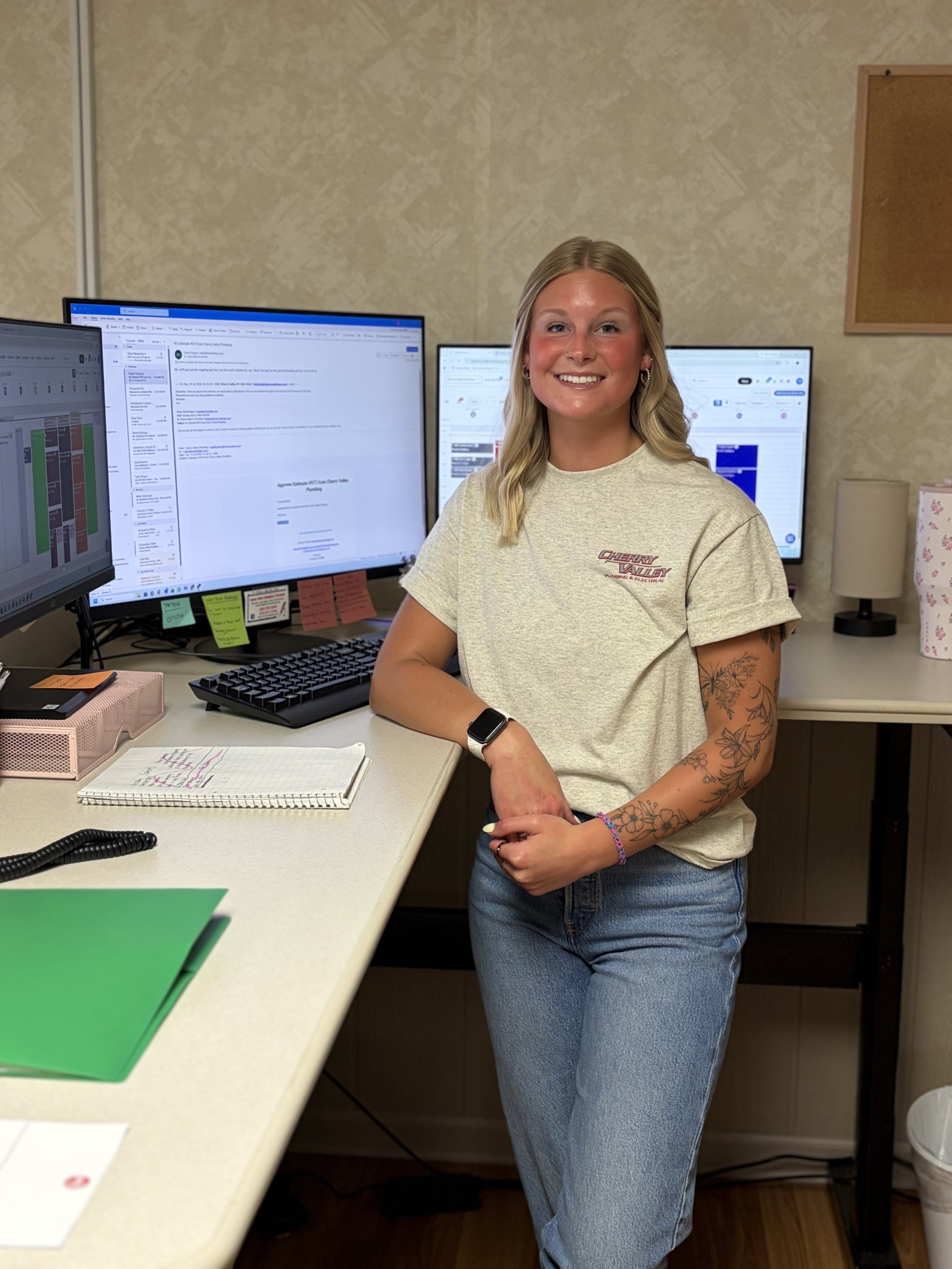 trinity richardson office assistant | Cherry Valley Plumbing & Electrical