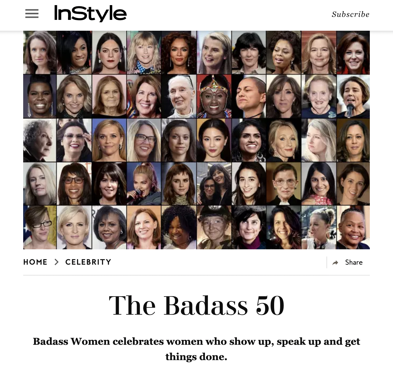 Badass 50, Aug. 2018