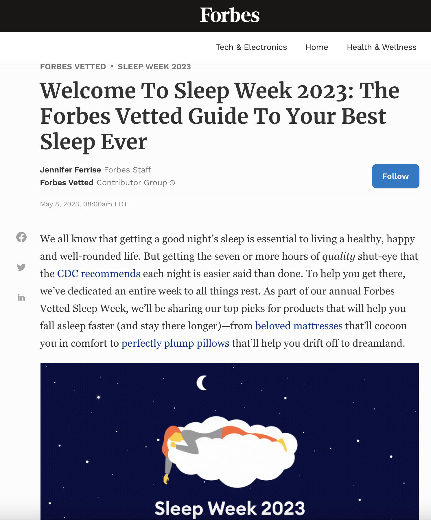 Sleep Week 2023