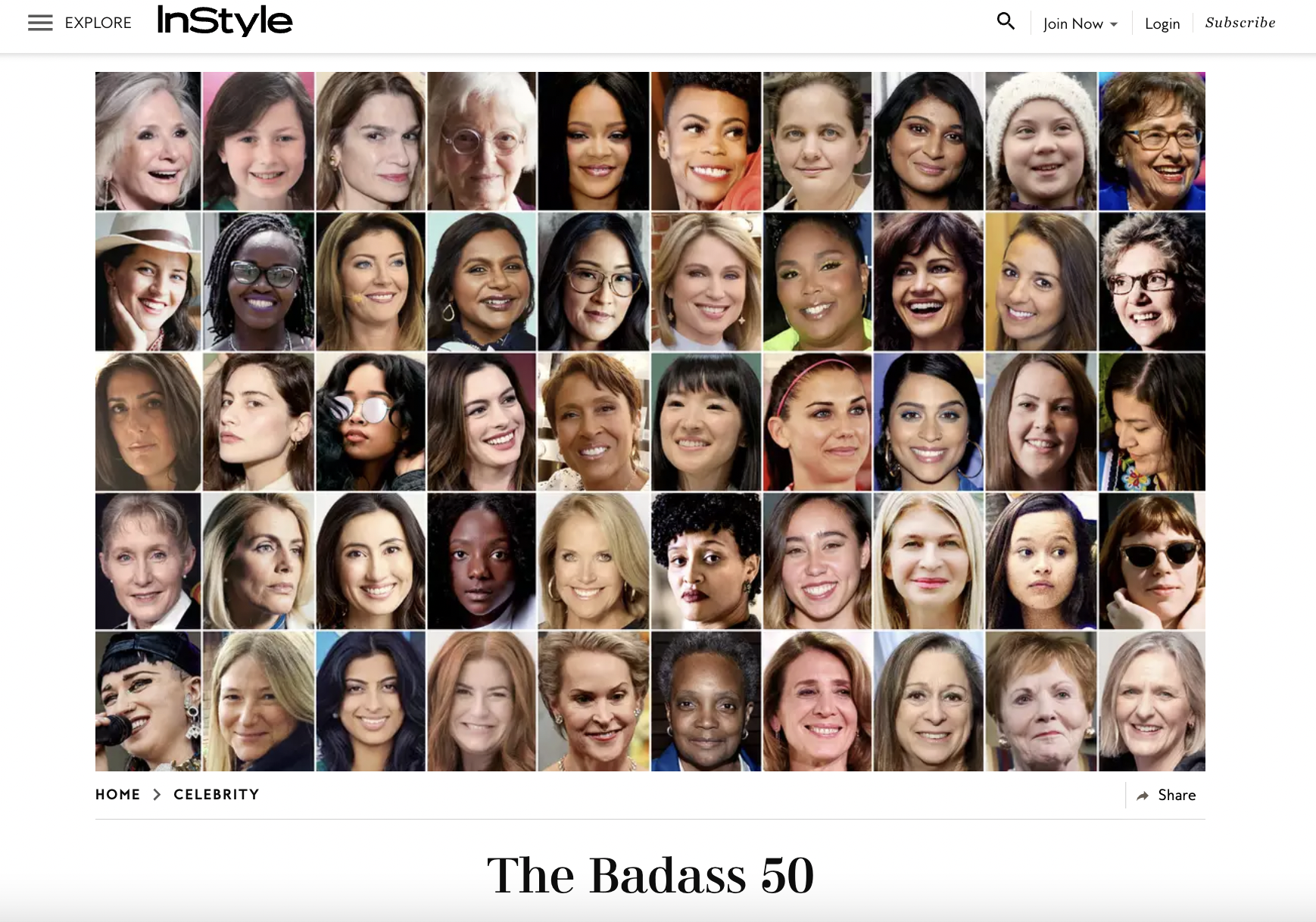 Badass 50, Aug. 2019