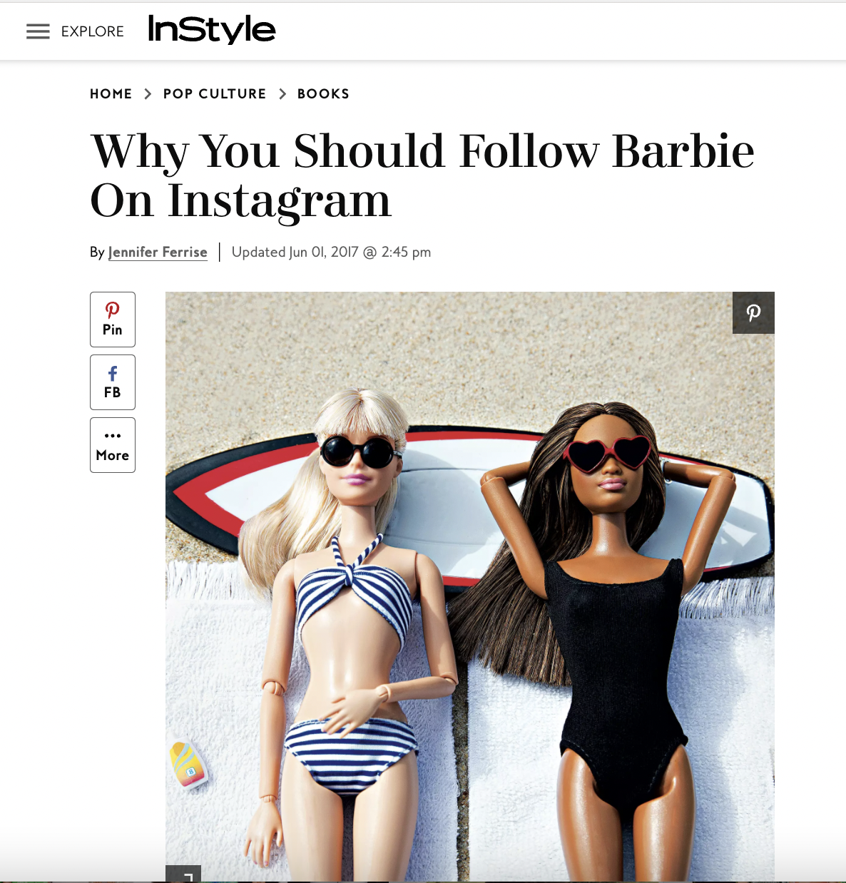 Why You Should Follow Barbie On Instagram