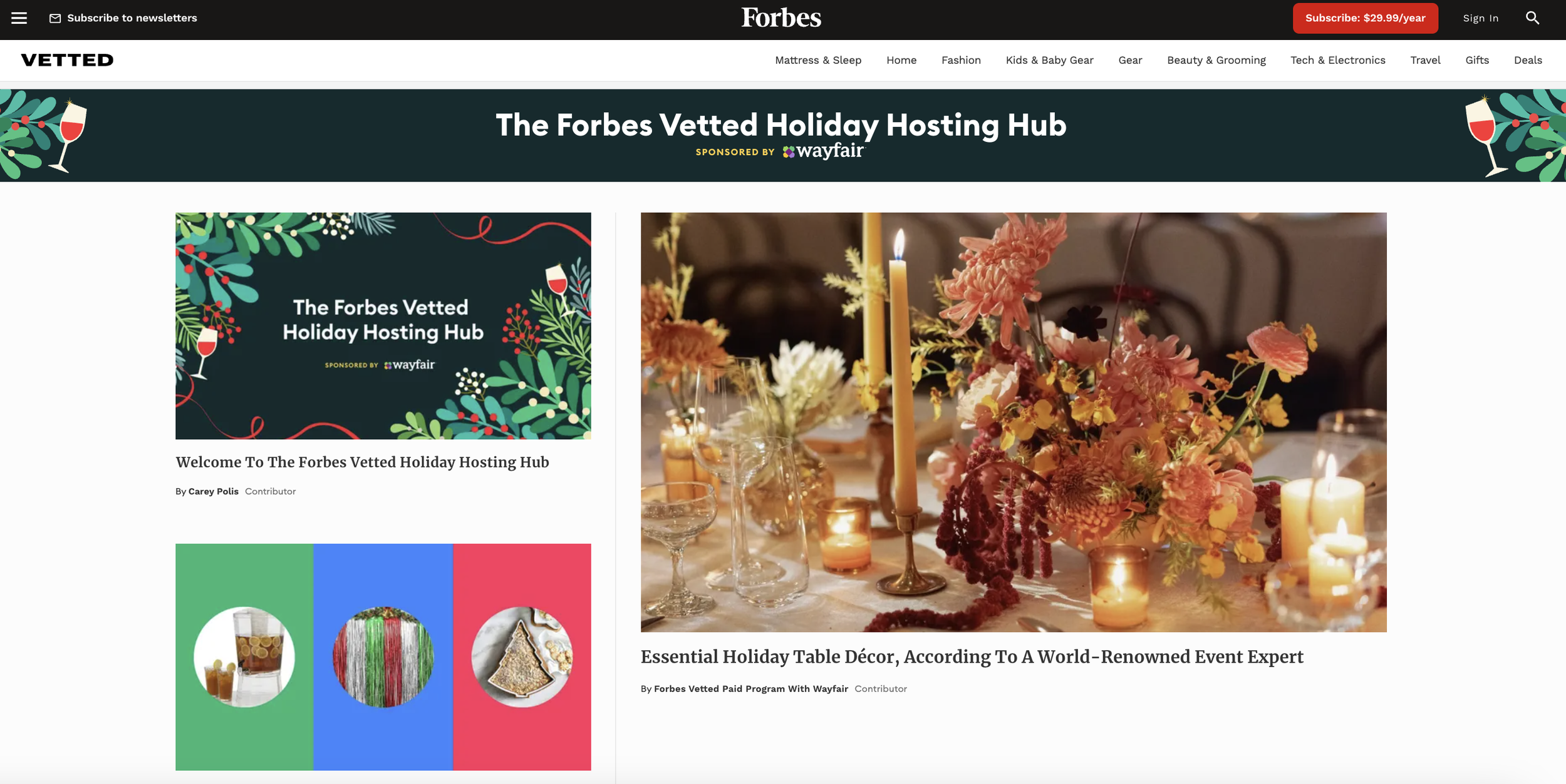 The Forbes Vetted Holiday Hosting Hub