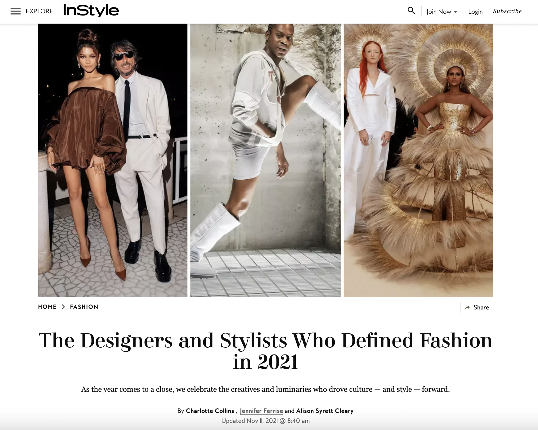 The Designers and Stylists Who Defined Fashion in 2021