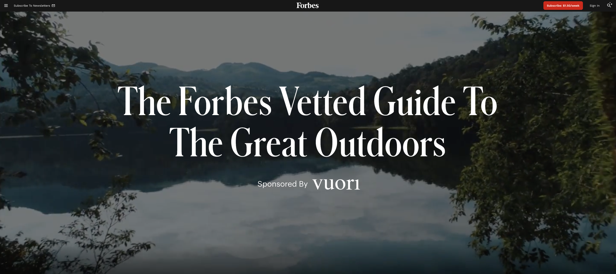 The Forbes Vetted Guide To The Great Outdoors