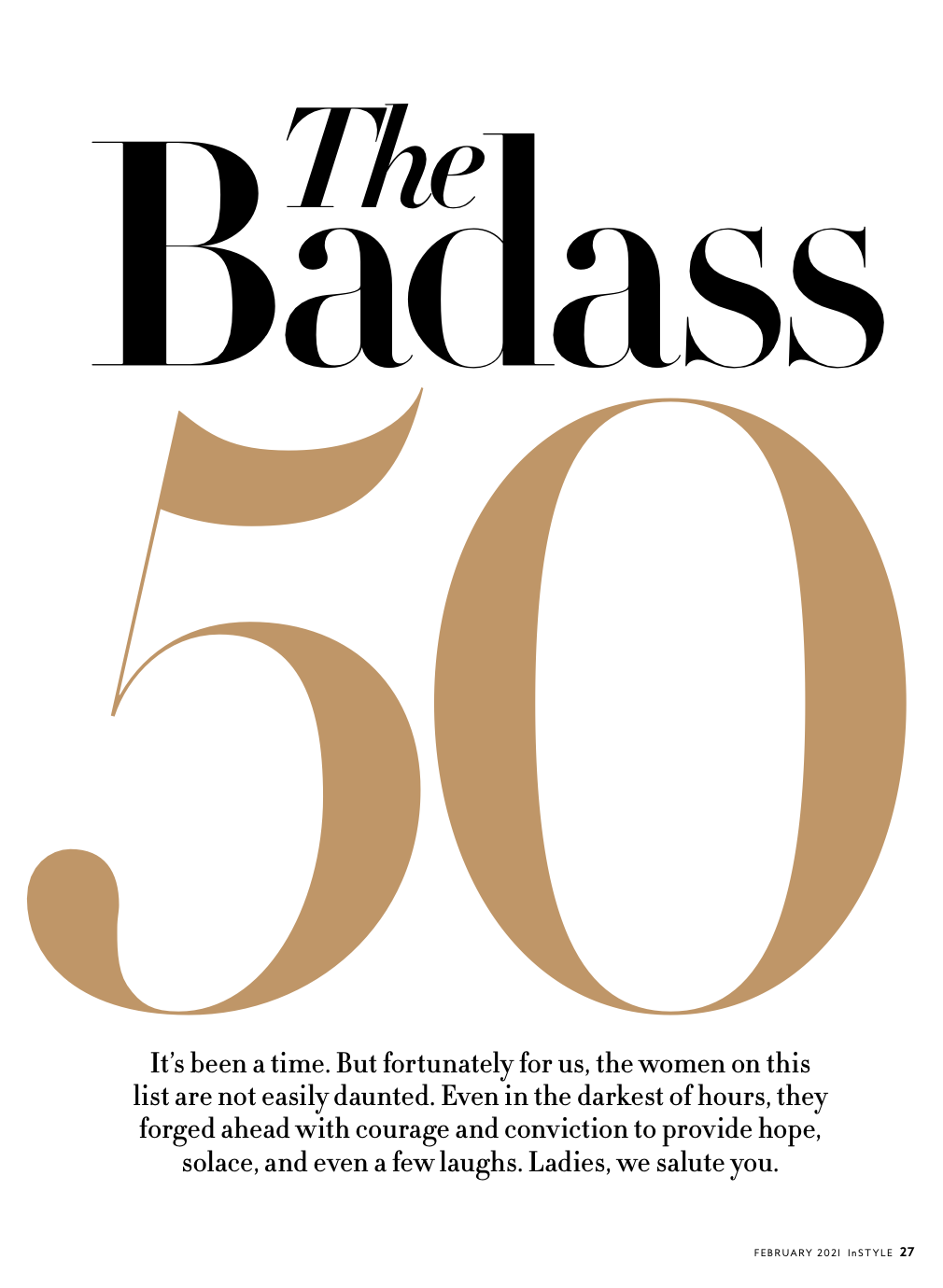 Badass 50 - Feb. 2021