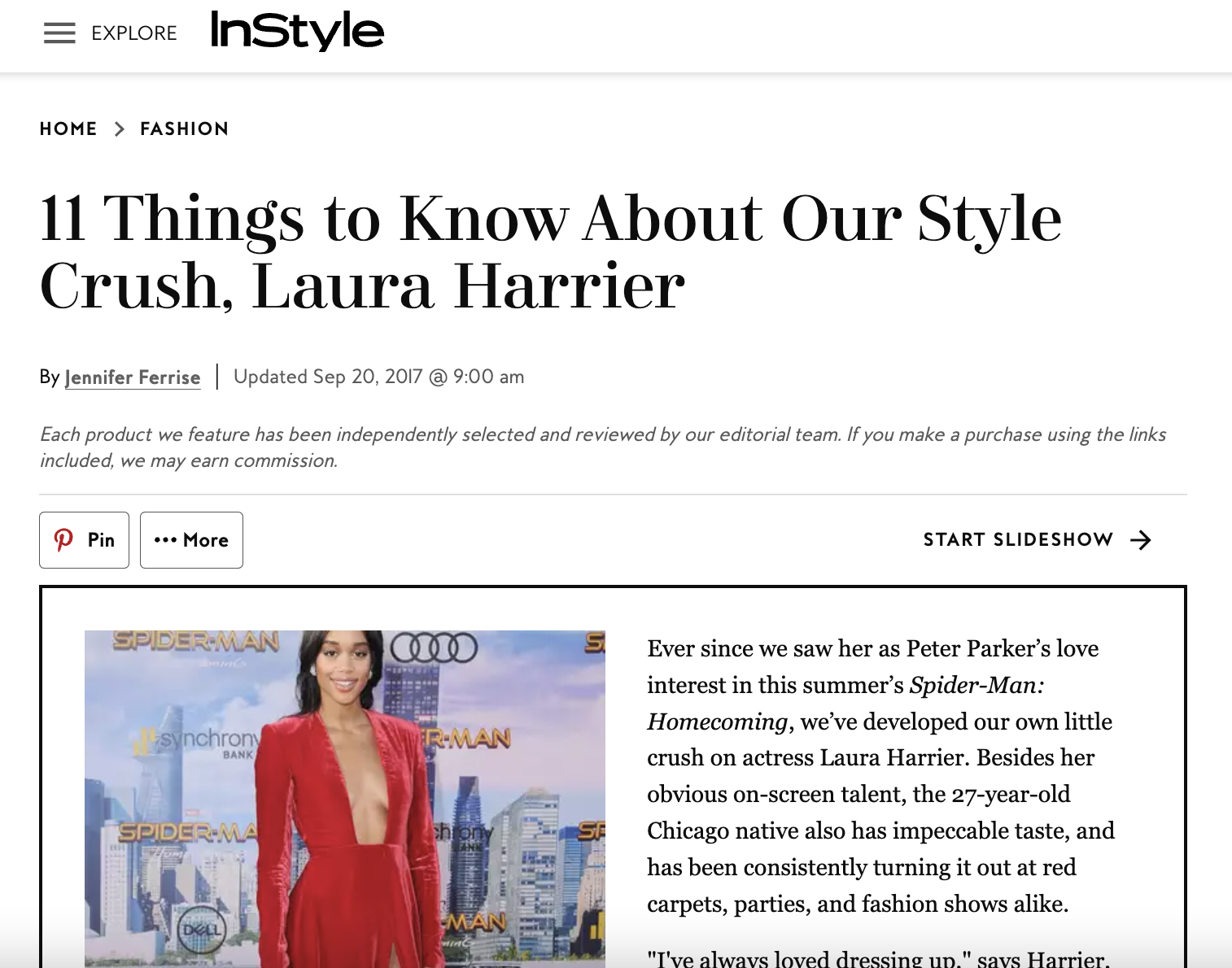 Laura Harrier