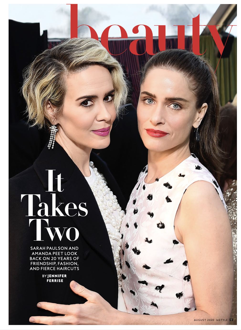 Sarah Paulson and Amanda Peet