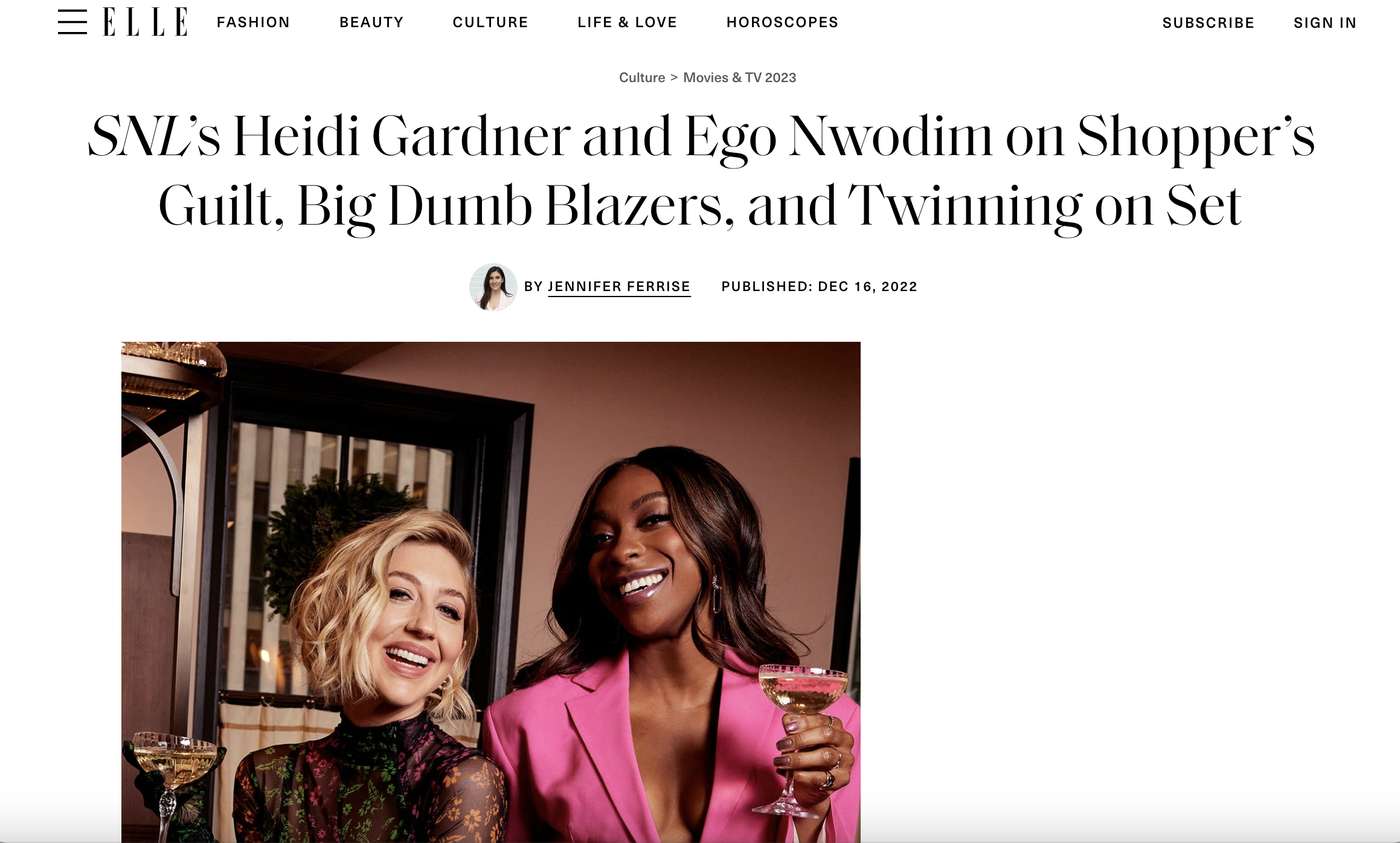 Heidi Gardner and Ego Nwodim