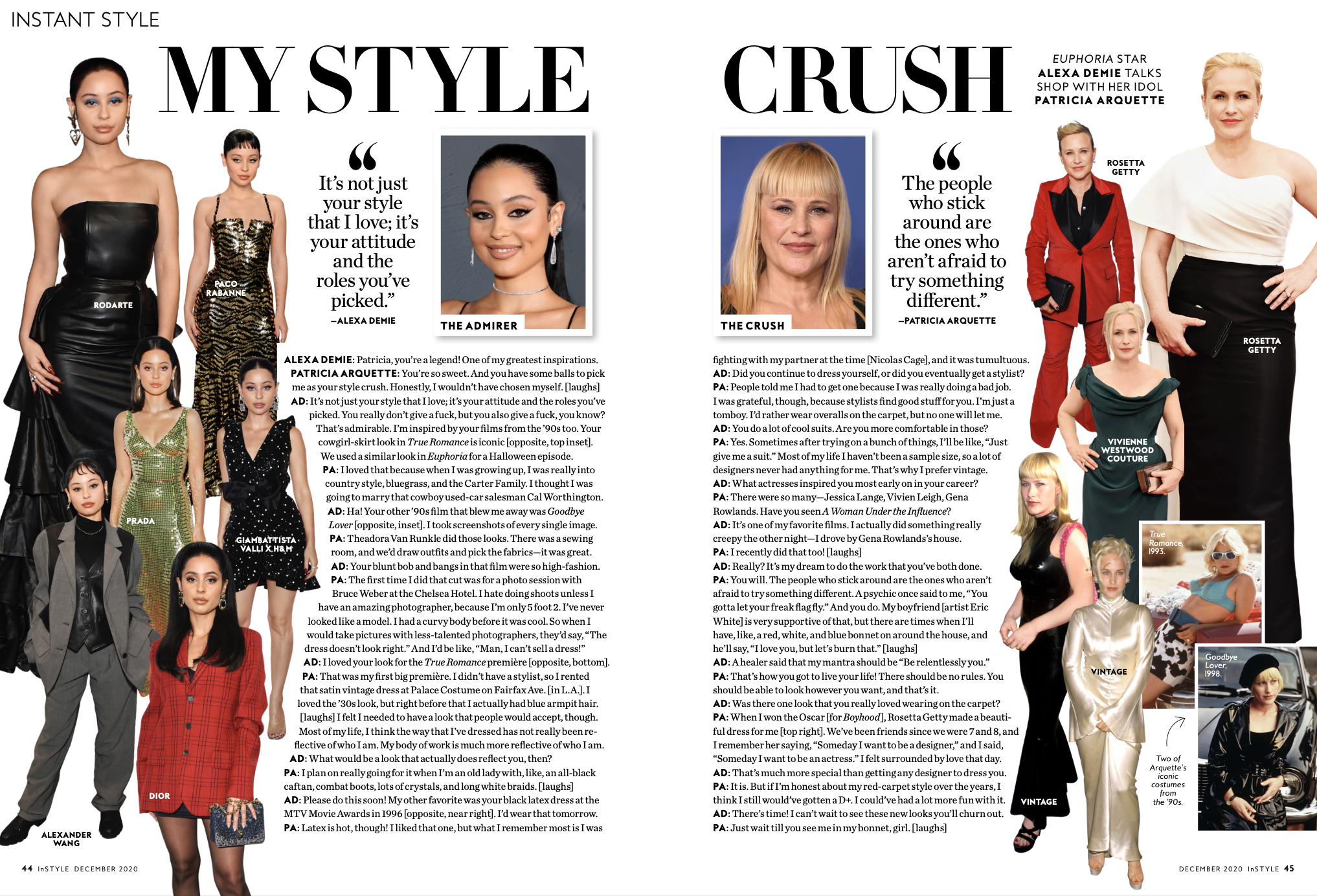 Patricia Arquette and Alexa Demie