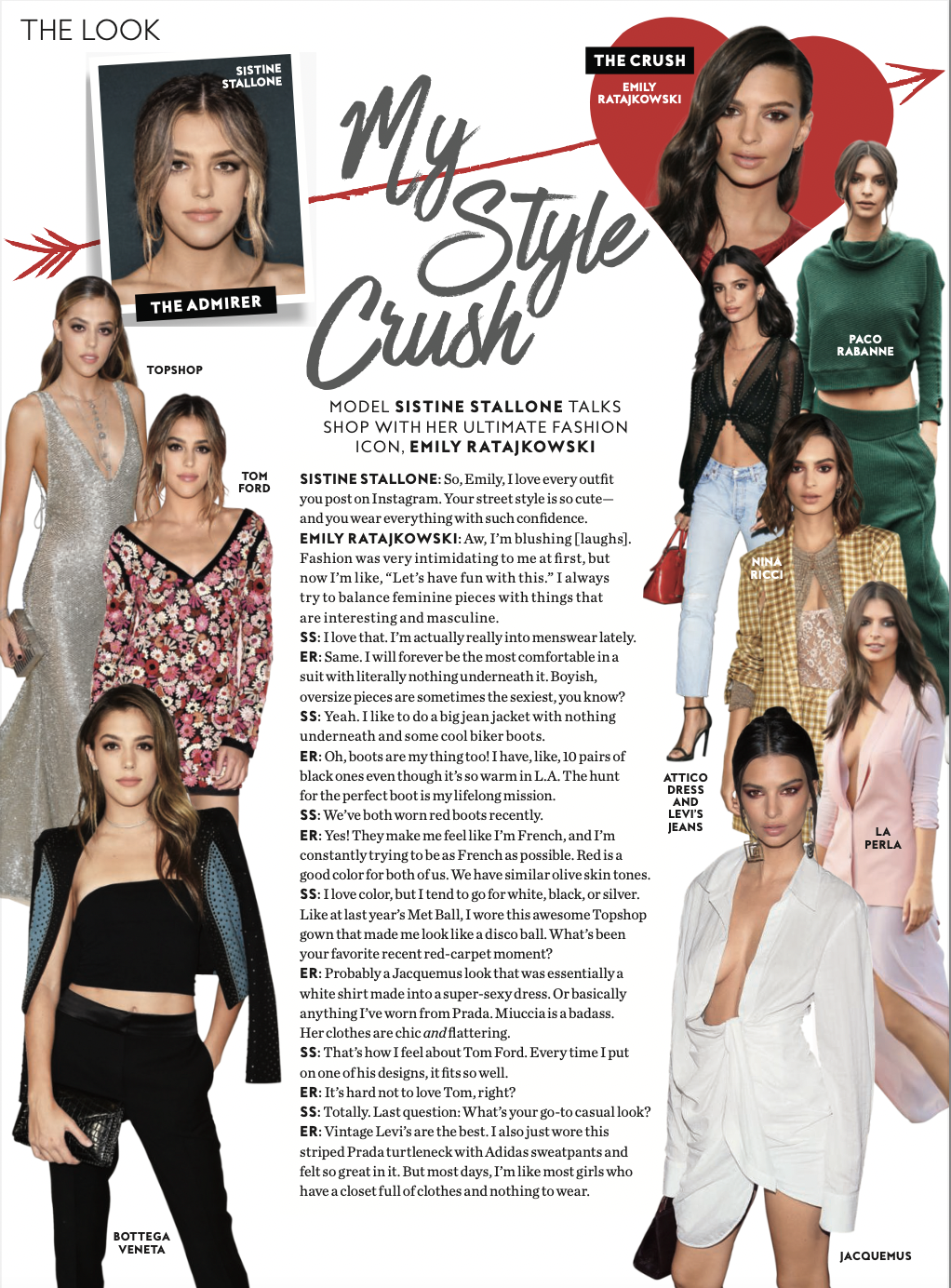 Emily Ratajkowski and Sistine Stallone