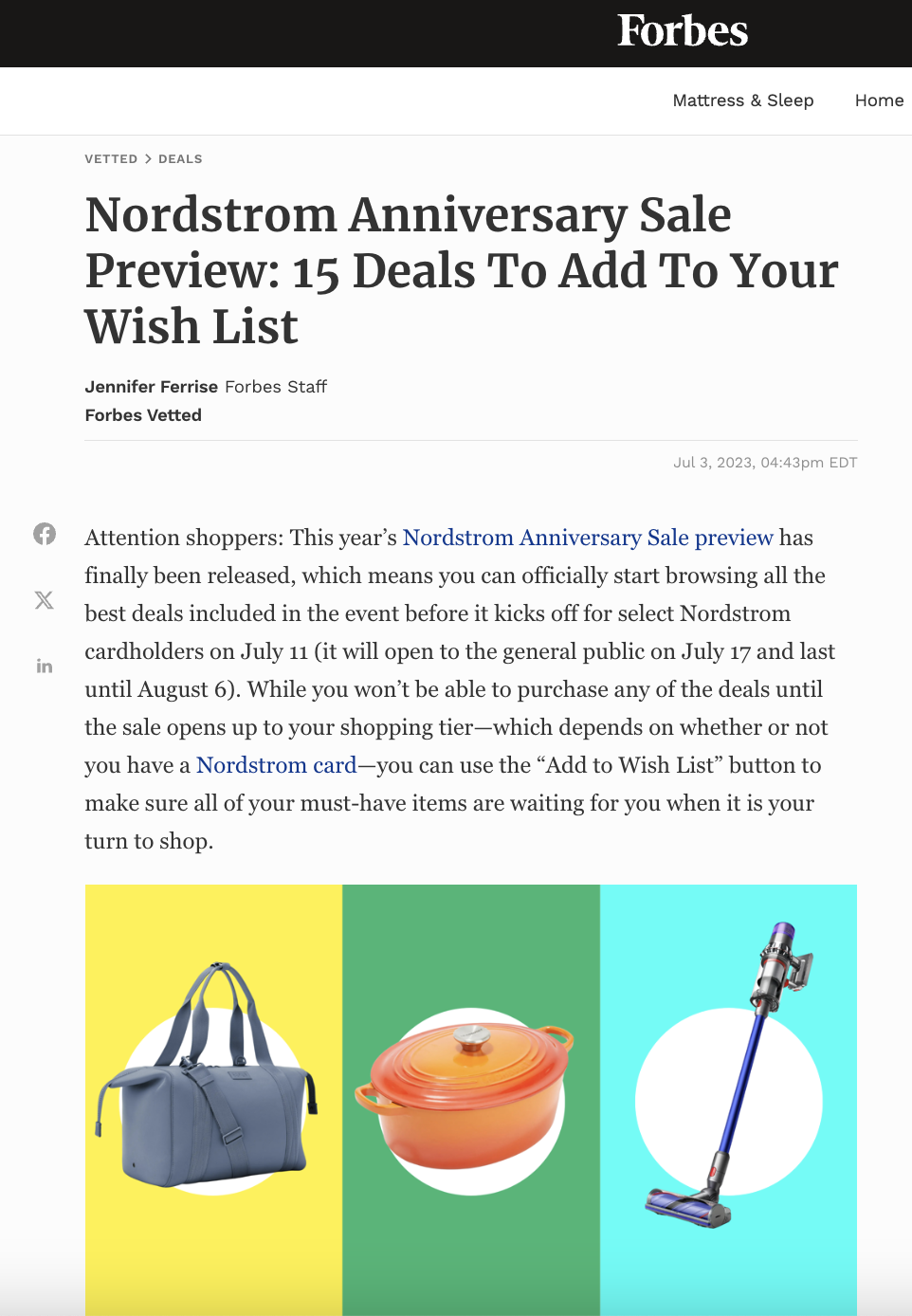 Nordstrom Anniversary Sale Preview