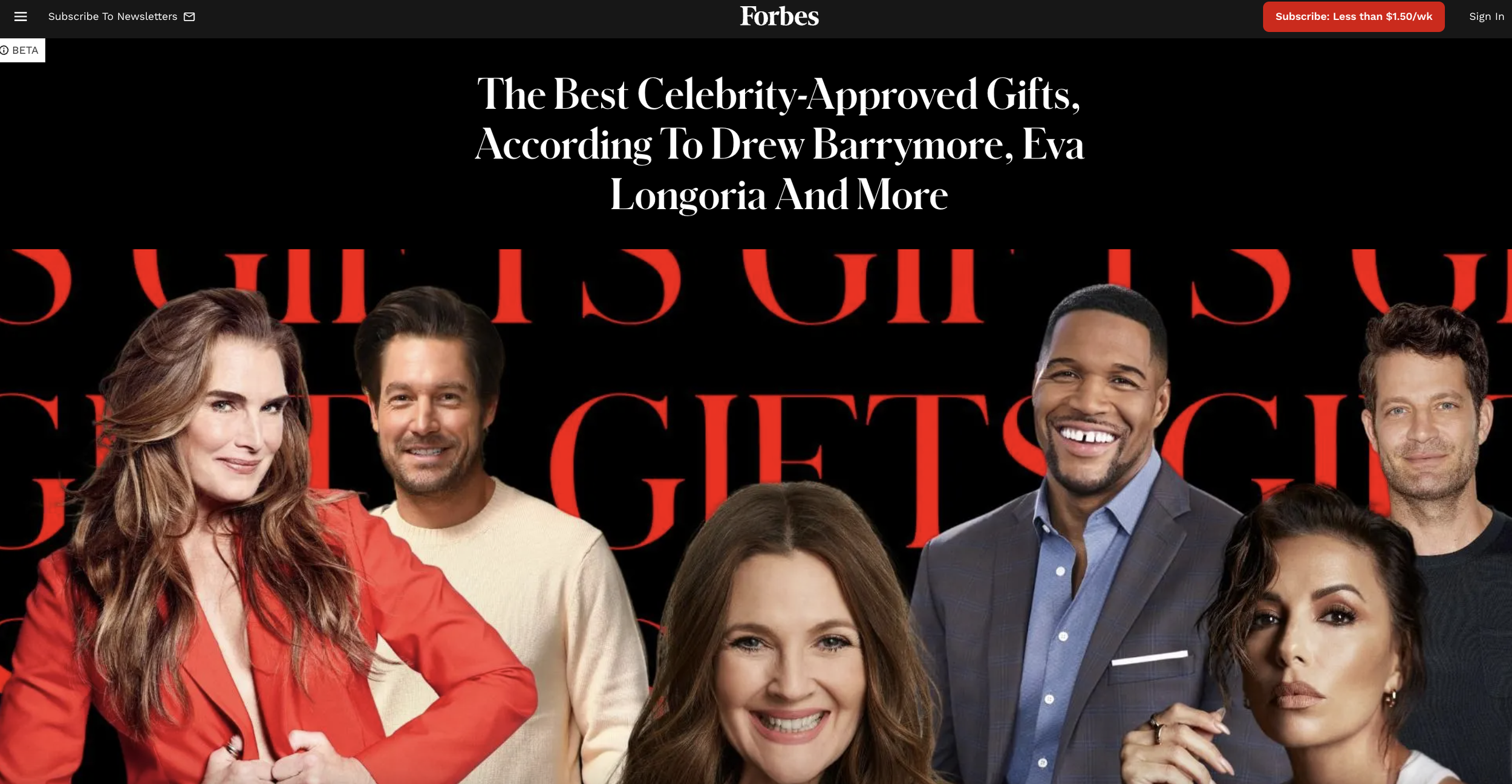 The Best Celebrity-Approved Gifts