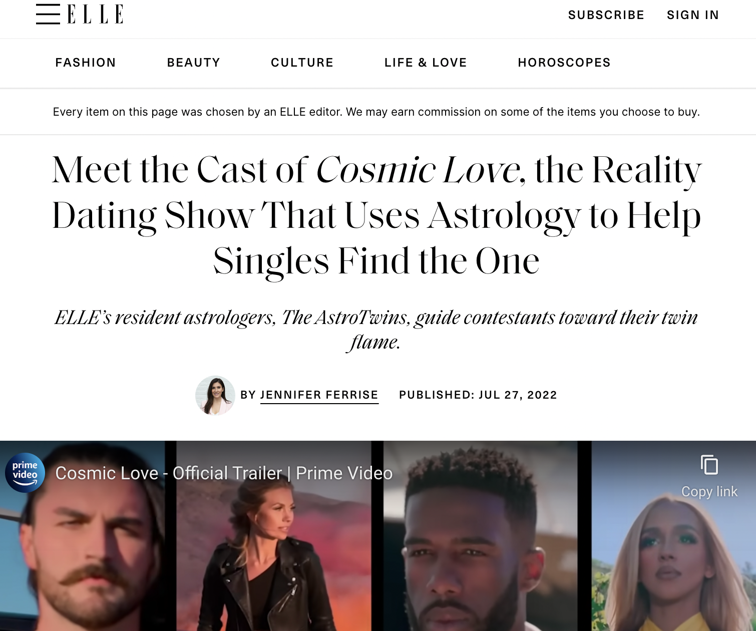 Meet the Cast of Cosmic Love