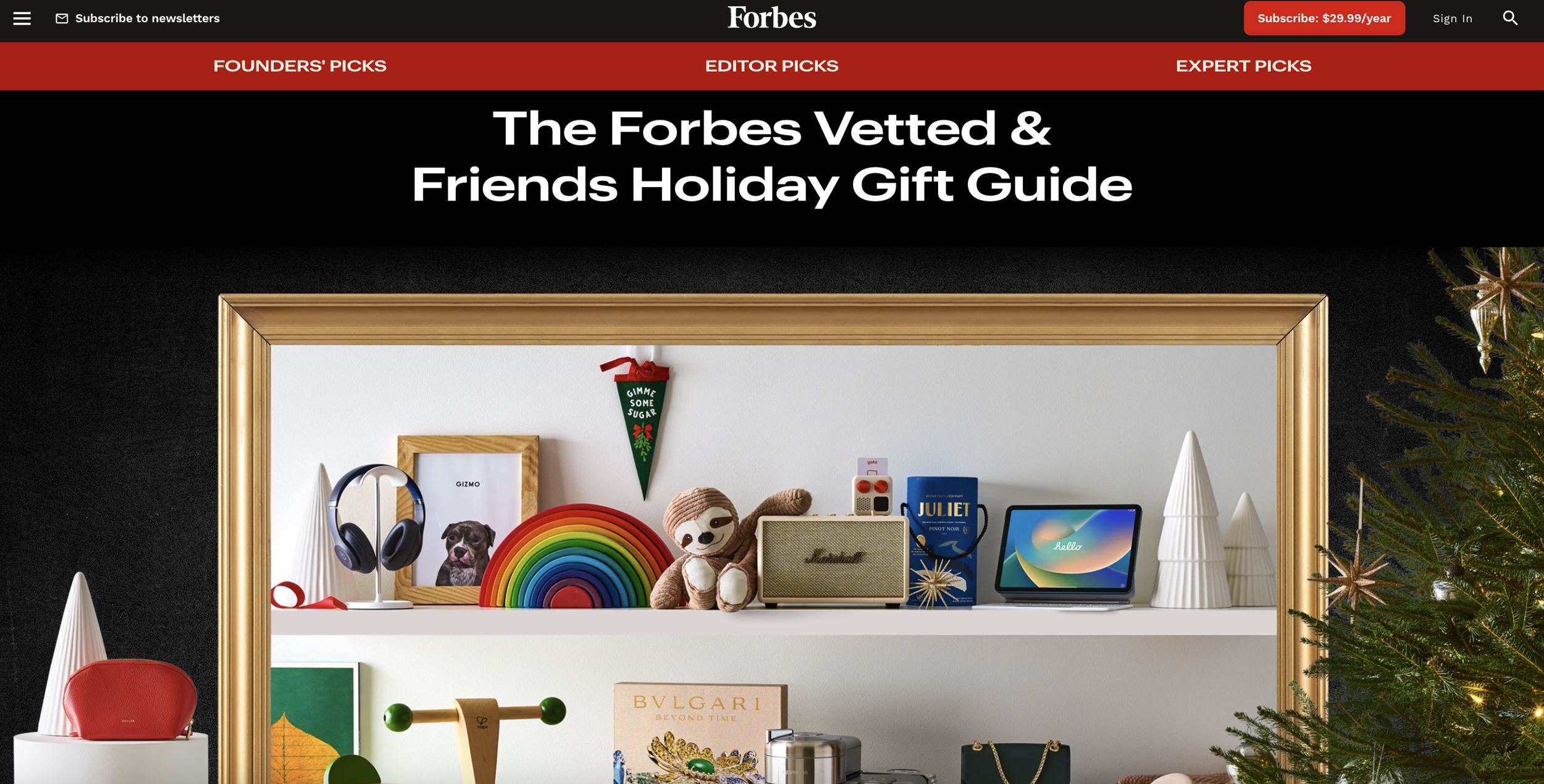 Forbes Vetted Holiday Gift Guide